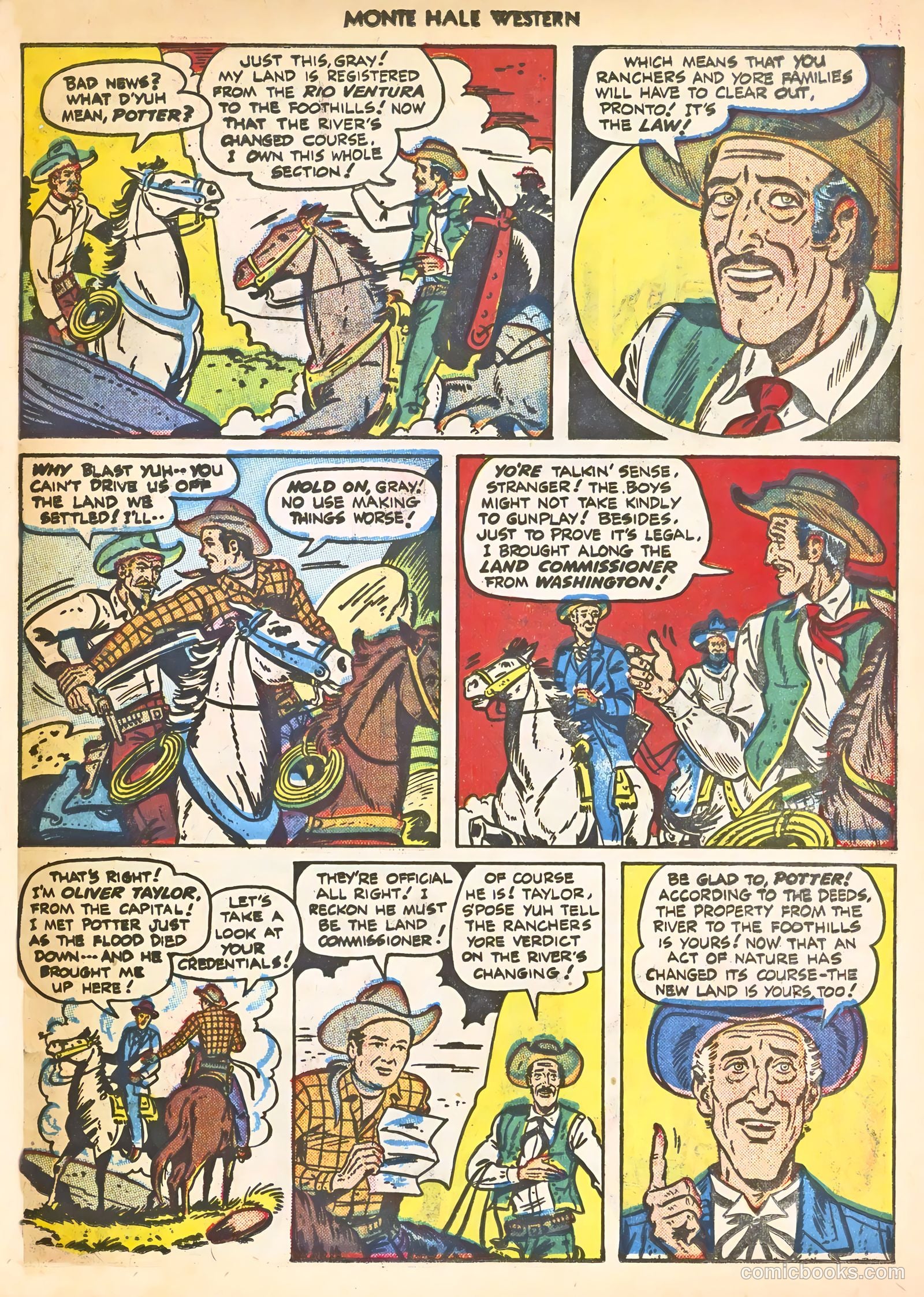 Monte Hale Western #39 (1949) — page 43 of 52