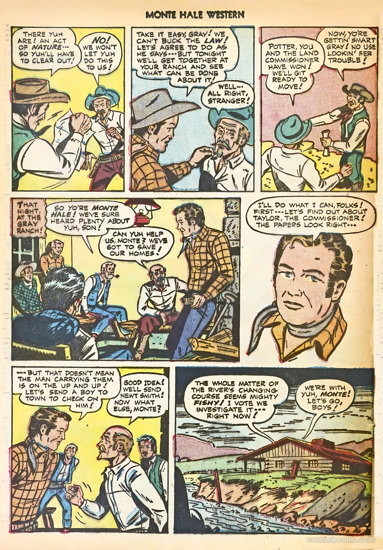 Monte Hale Western #39 (1949) — page 44 of 52