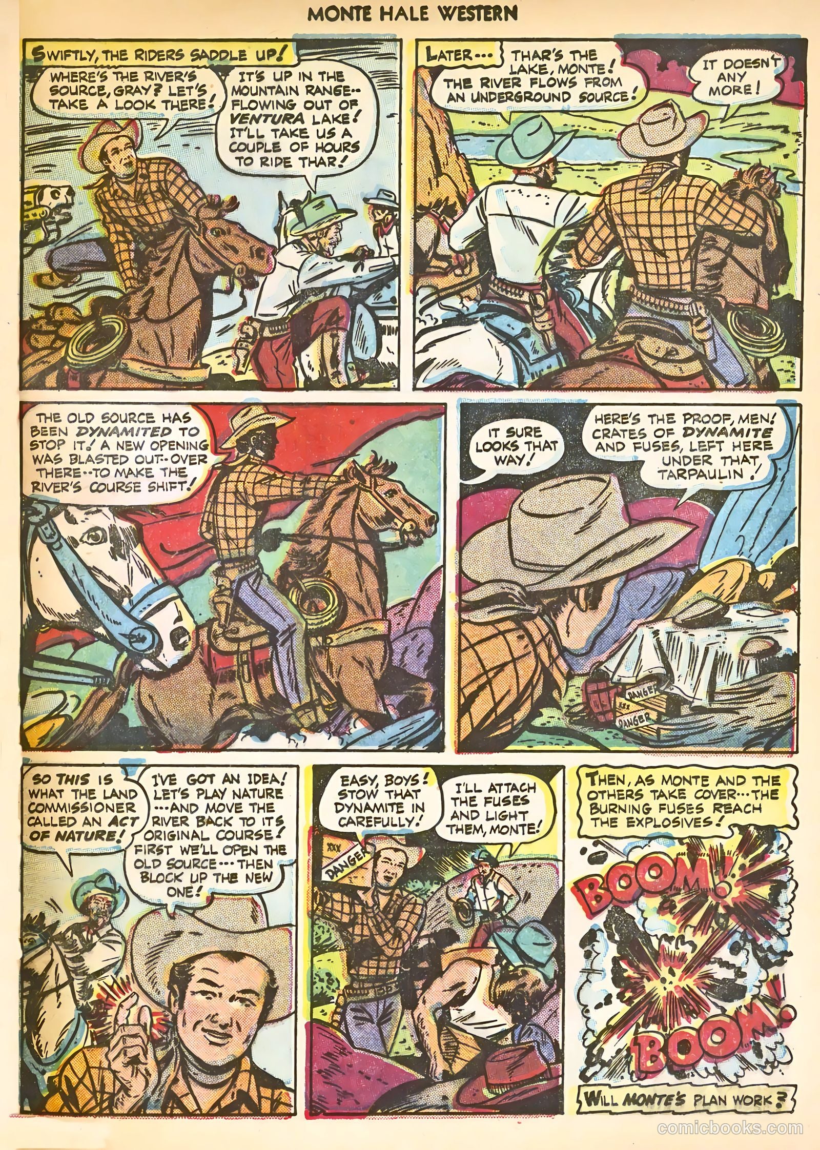 Monte Hale Western #39 (1949) — page 45 of 52