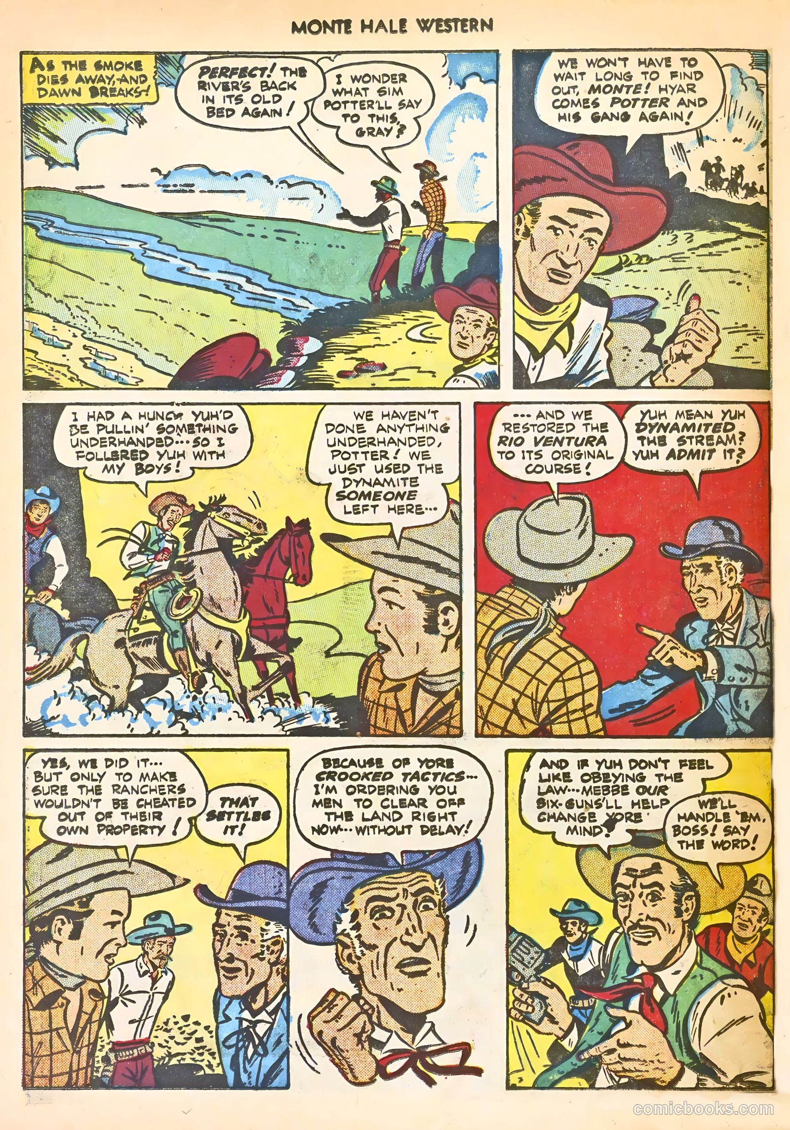 Monte Hale Western #39 (1949) — page 46 of 52
