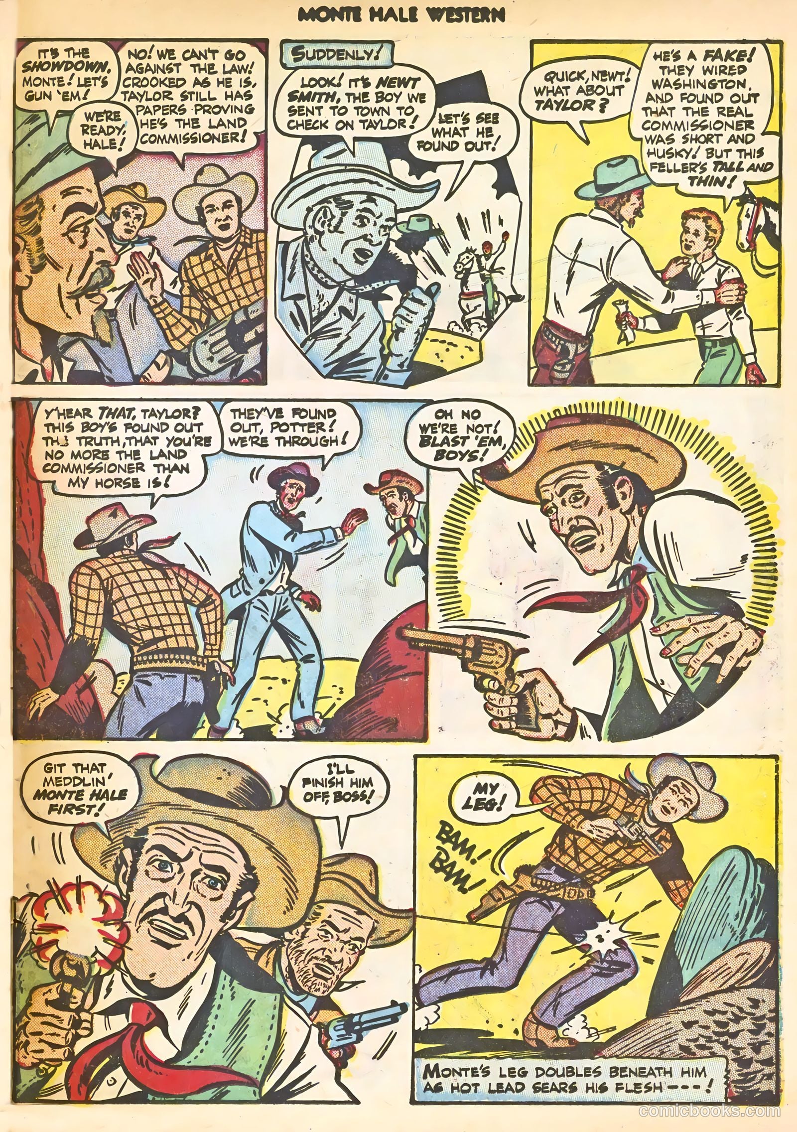 Monte Hale Western #39 (1949) — page 47 of 52