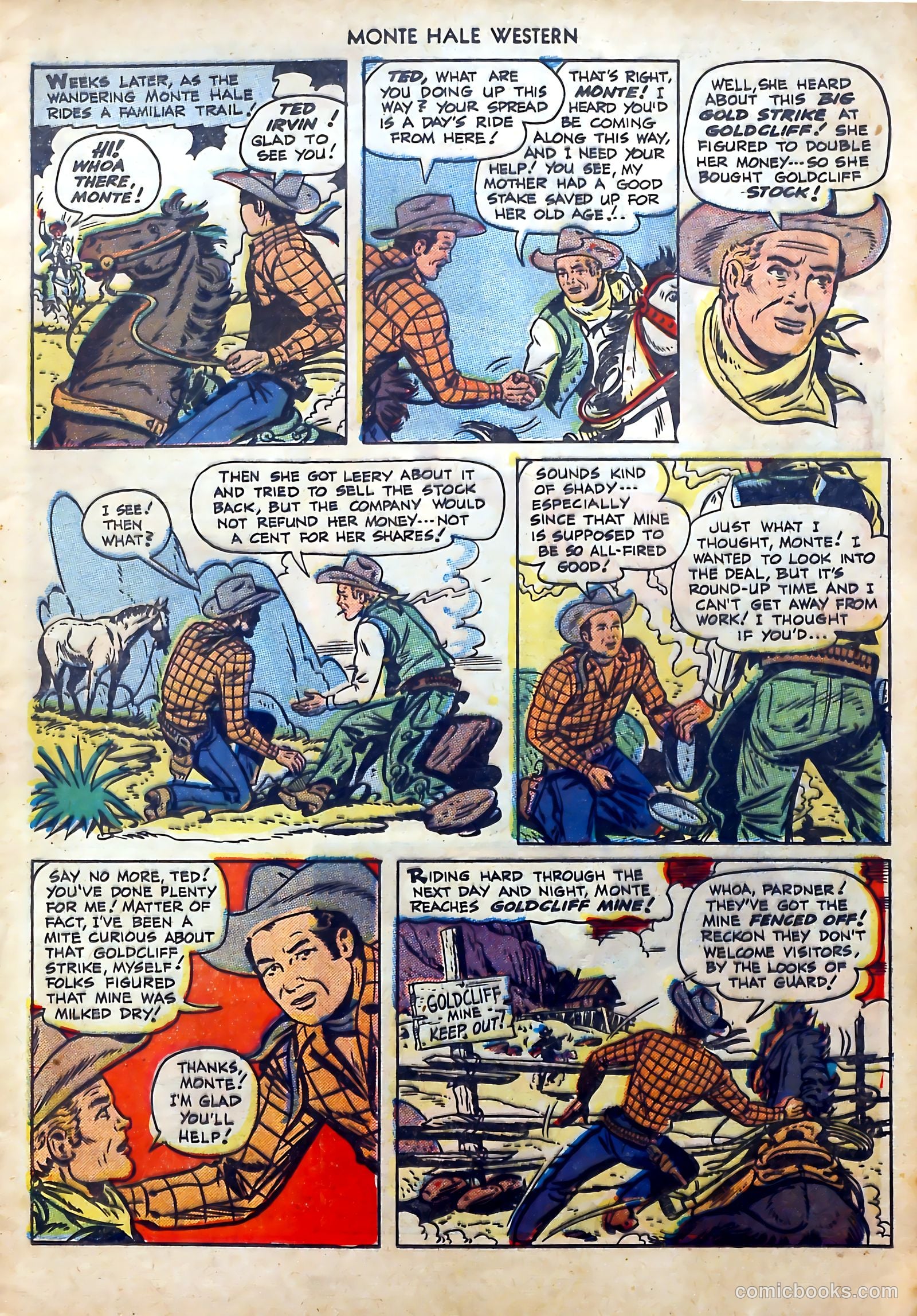 Monte Hale Western #40 (1949) — page 5 of 52