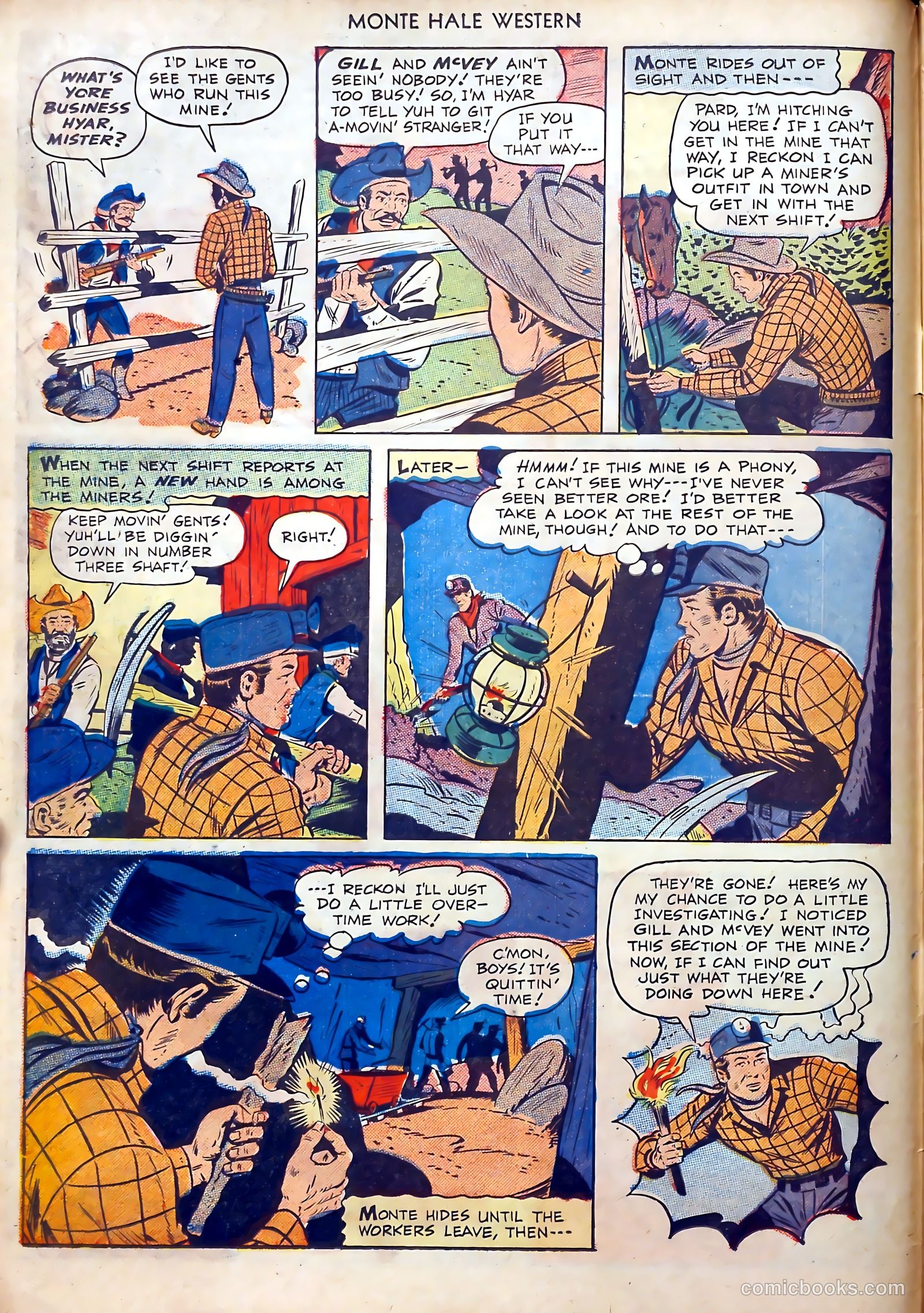Monte Hale Western #40 (1949) — page 6 of 52