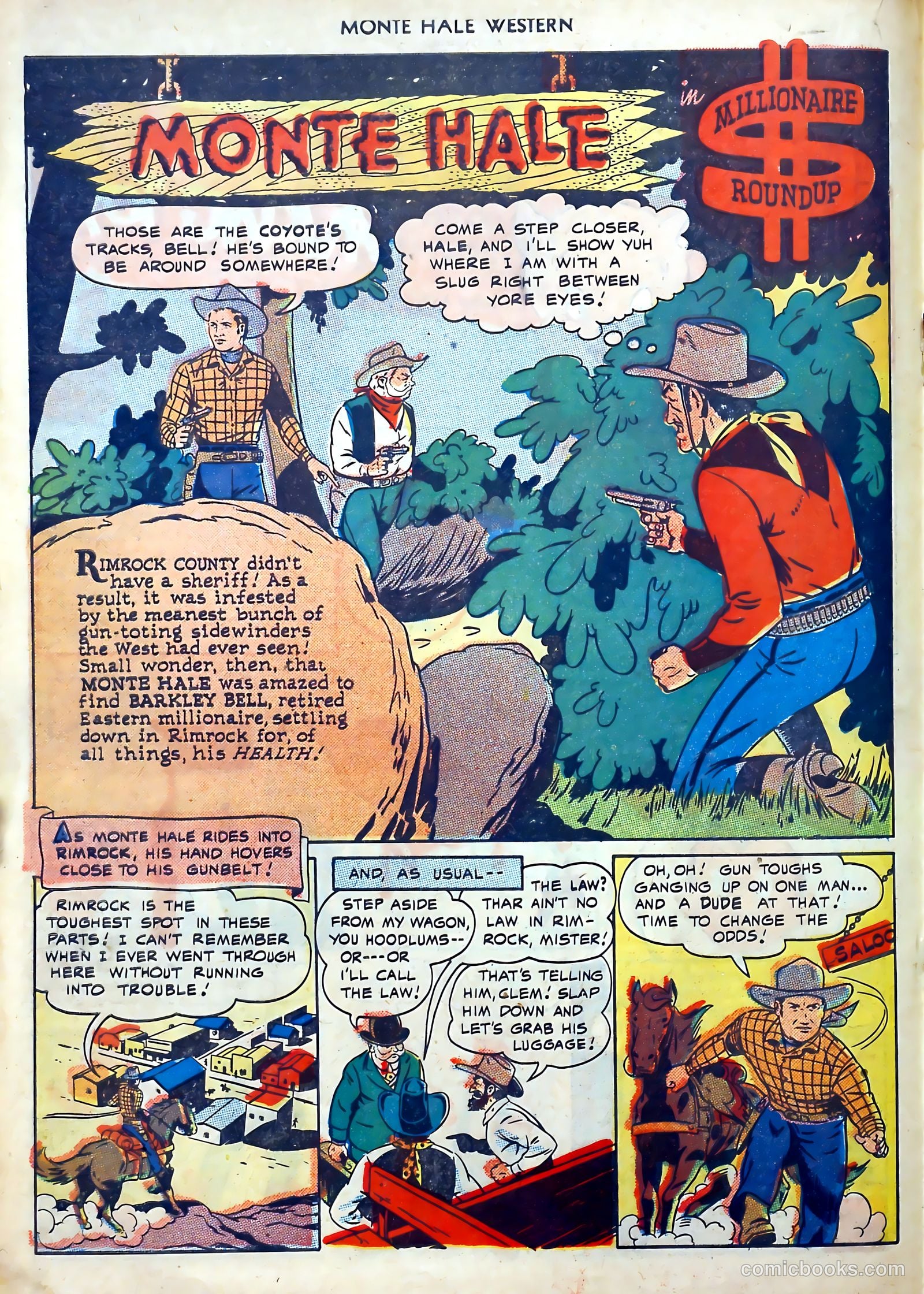 Monte Hale Western #40 (1949) — page 26 of 52