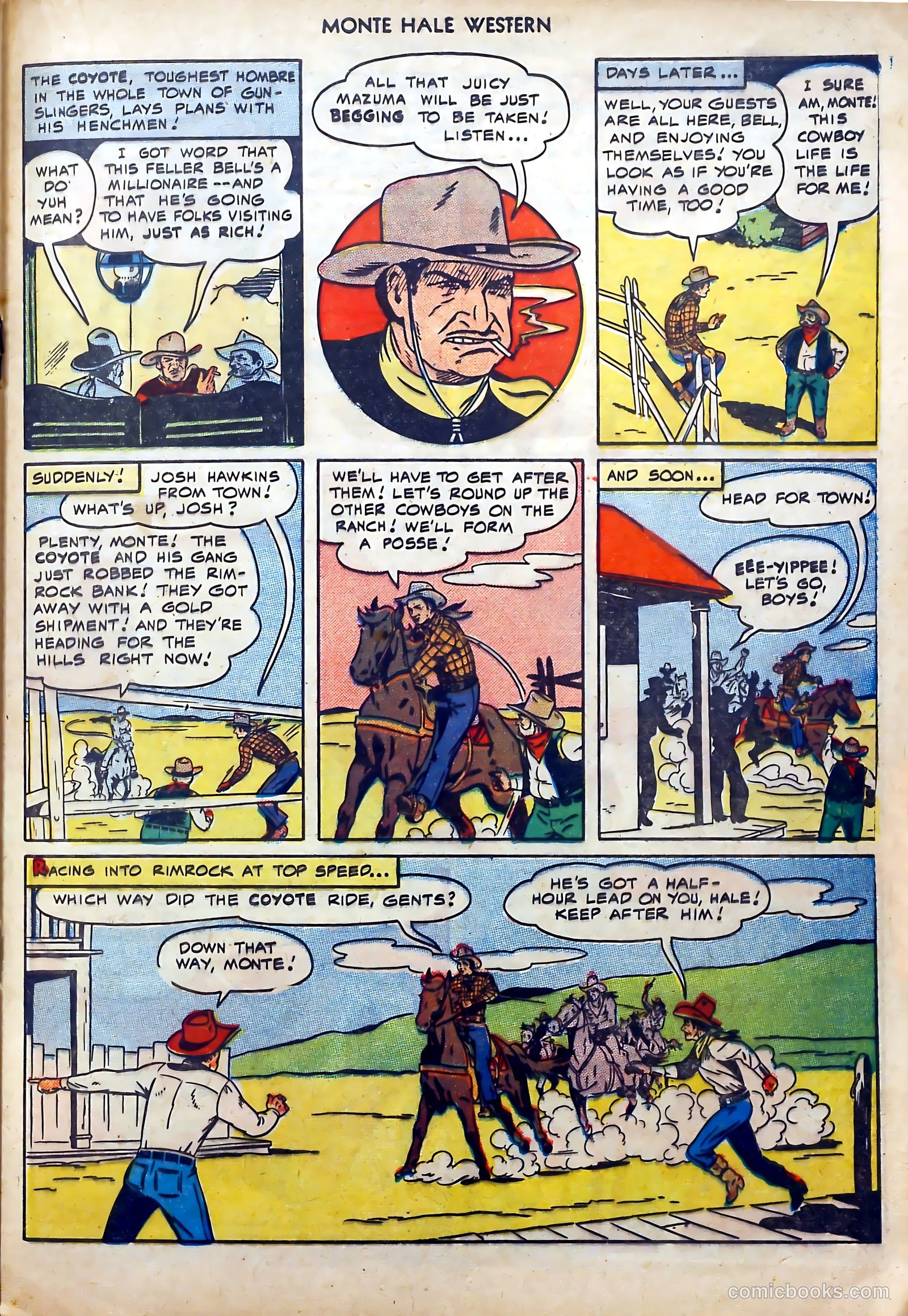 Monte Hale Western #40 (1949) — page 29 of 52