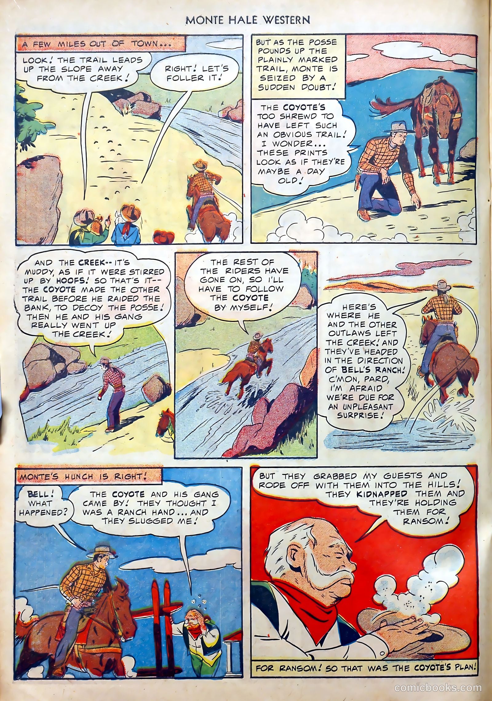 Monte Hale Western #40 (1949) — page 30 of 52