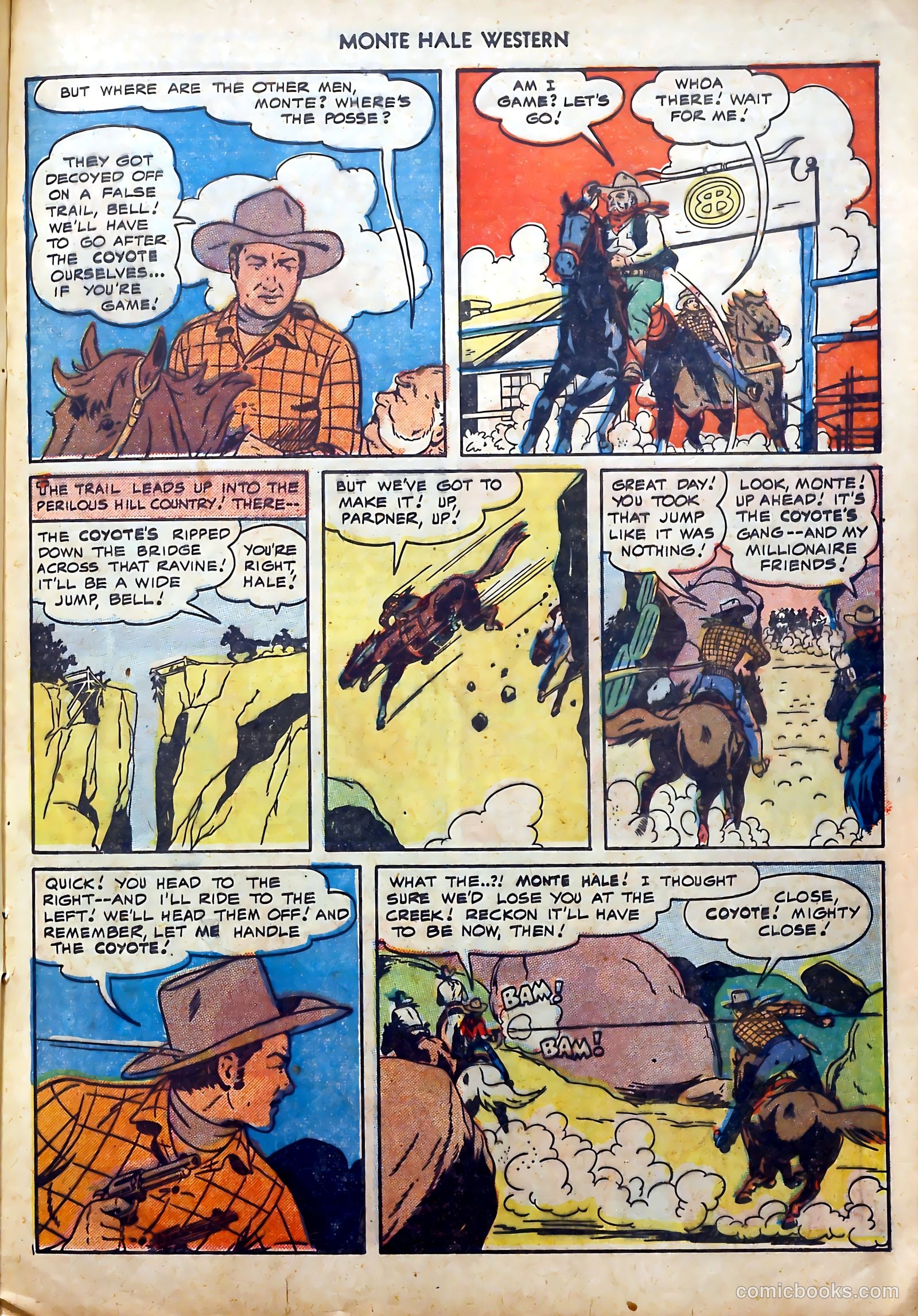 Monte Hale Western #40 (1949) — page 31 of 52