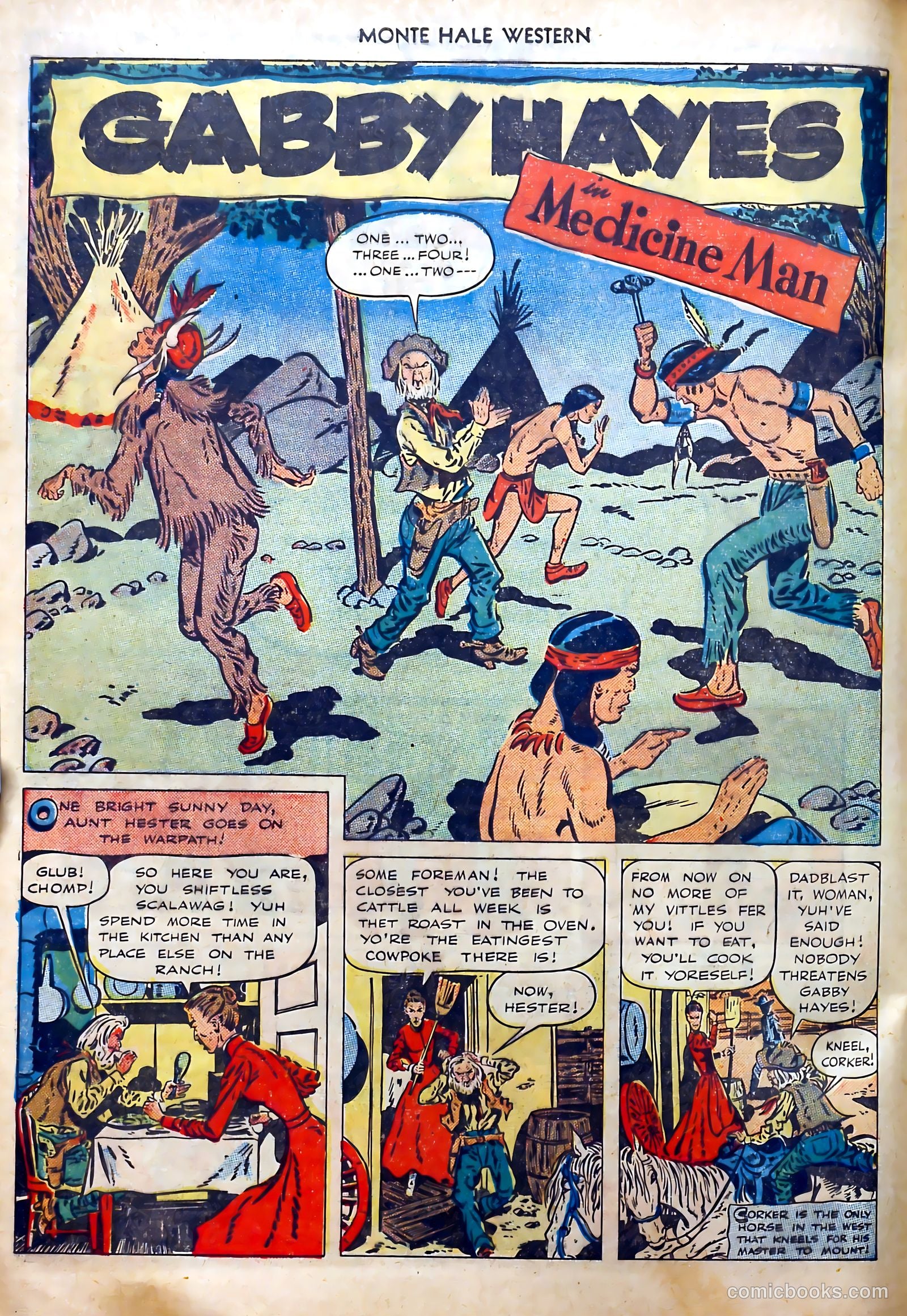 Monte Hale Western #40 (1949) — page 34 of 52