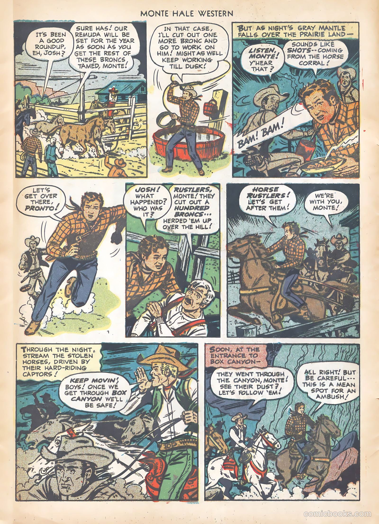 Monte Hale Western #41 (1949) — page 4 of 36