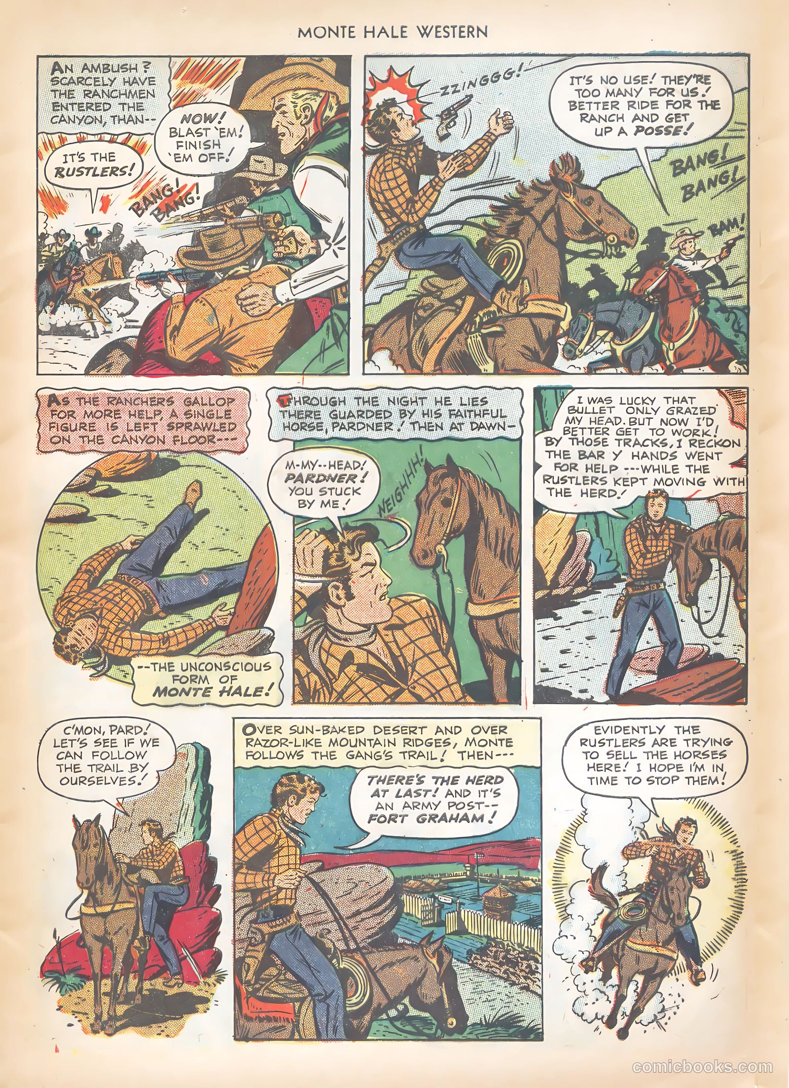 Monte Hale Western #41 (1949) — page 5 of 36