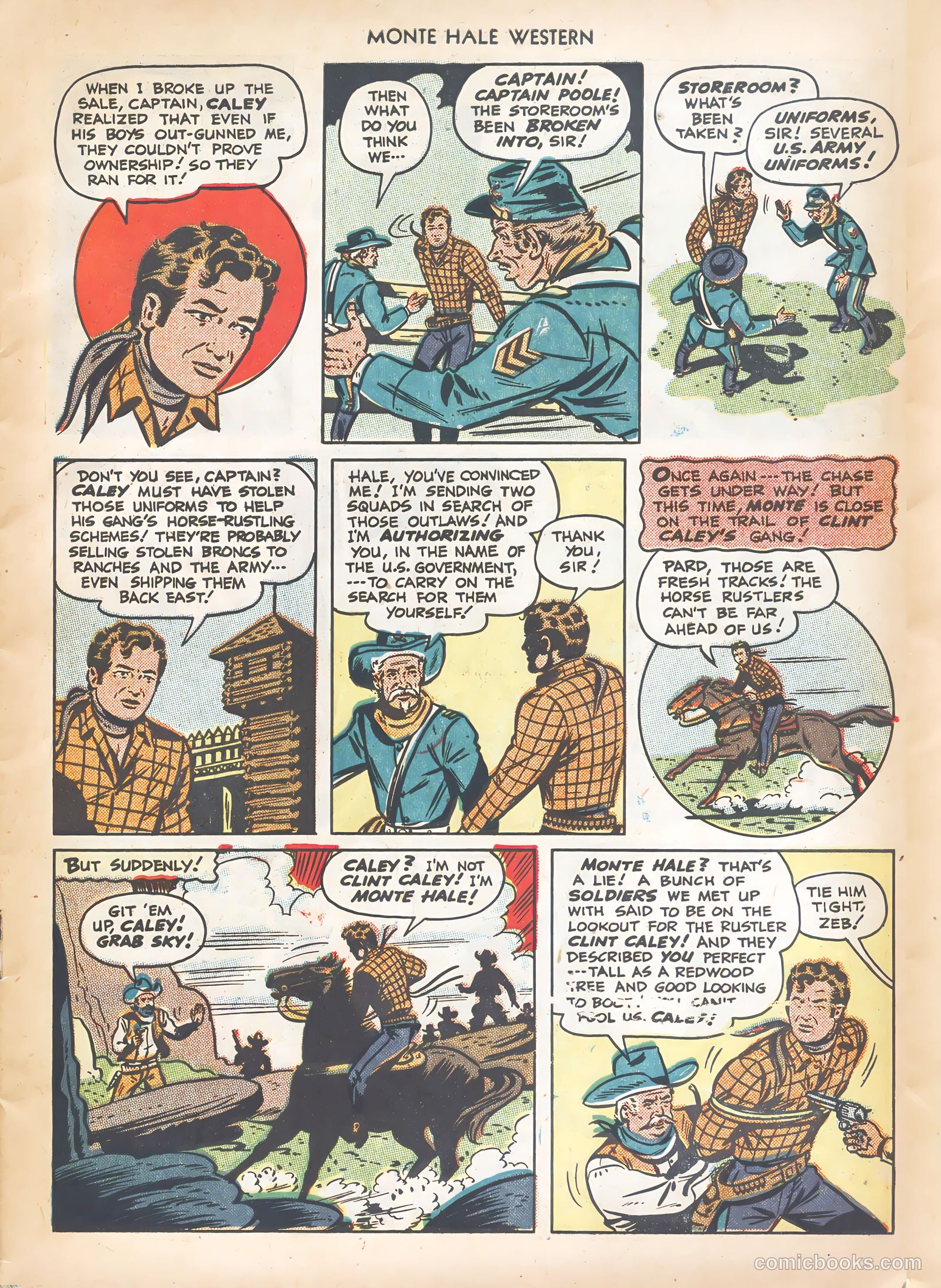 Monte Hale Western #41 (1949) — page 7 of 36