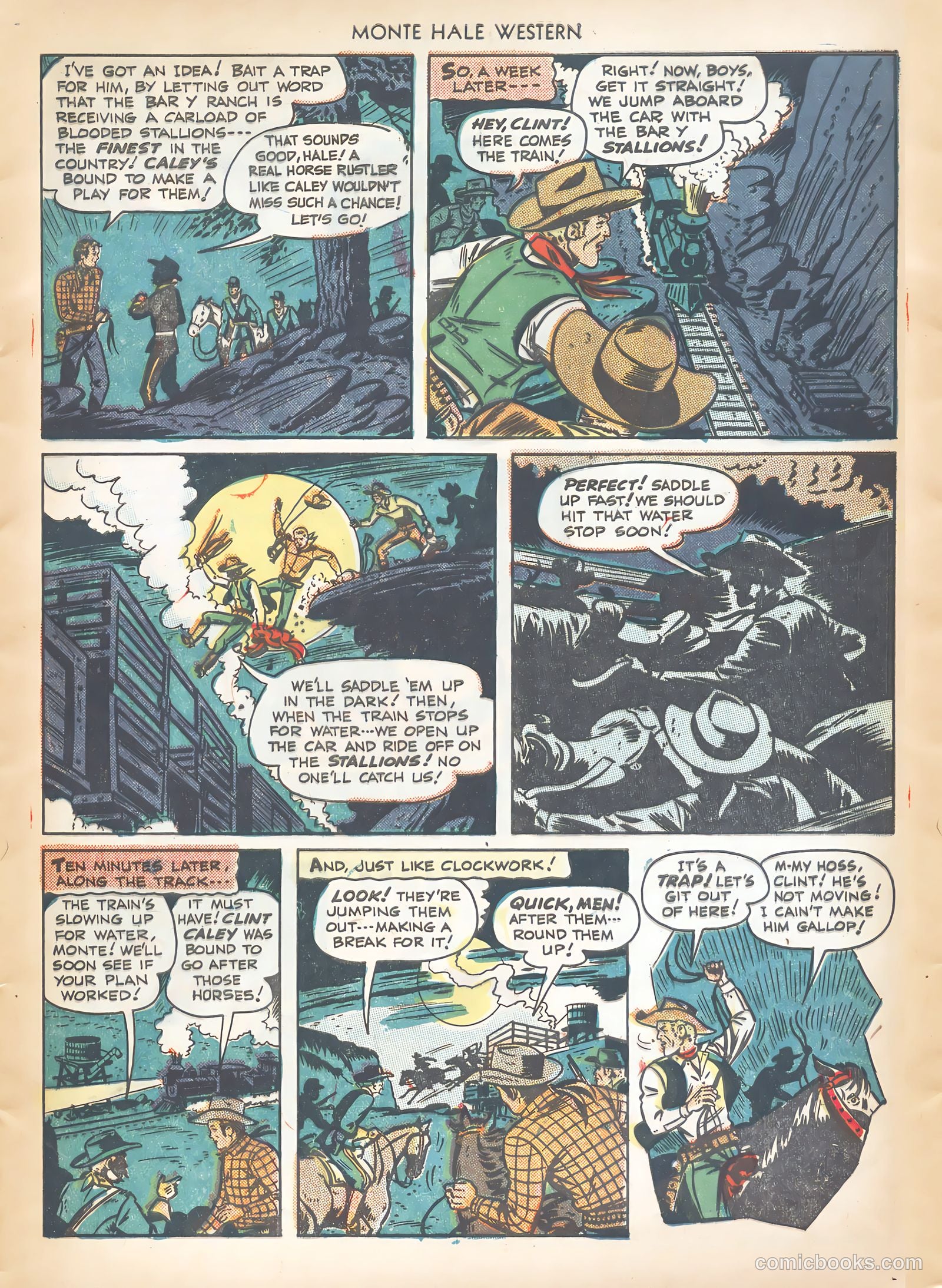 Monte Hale Western #41 (1949) — page 9 of 36