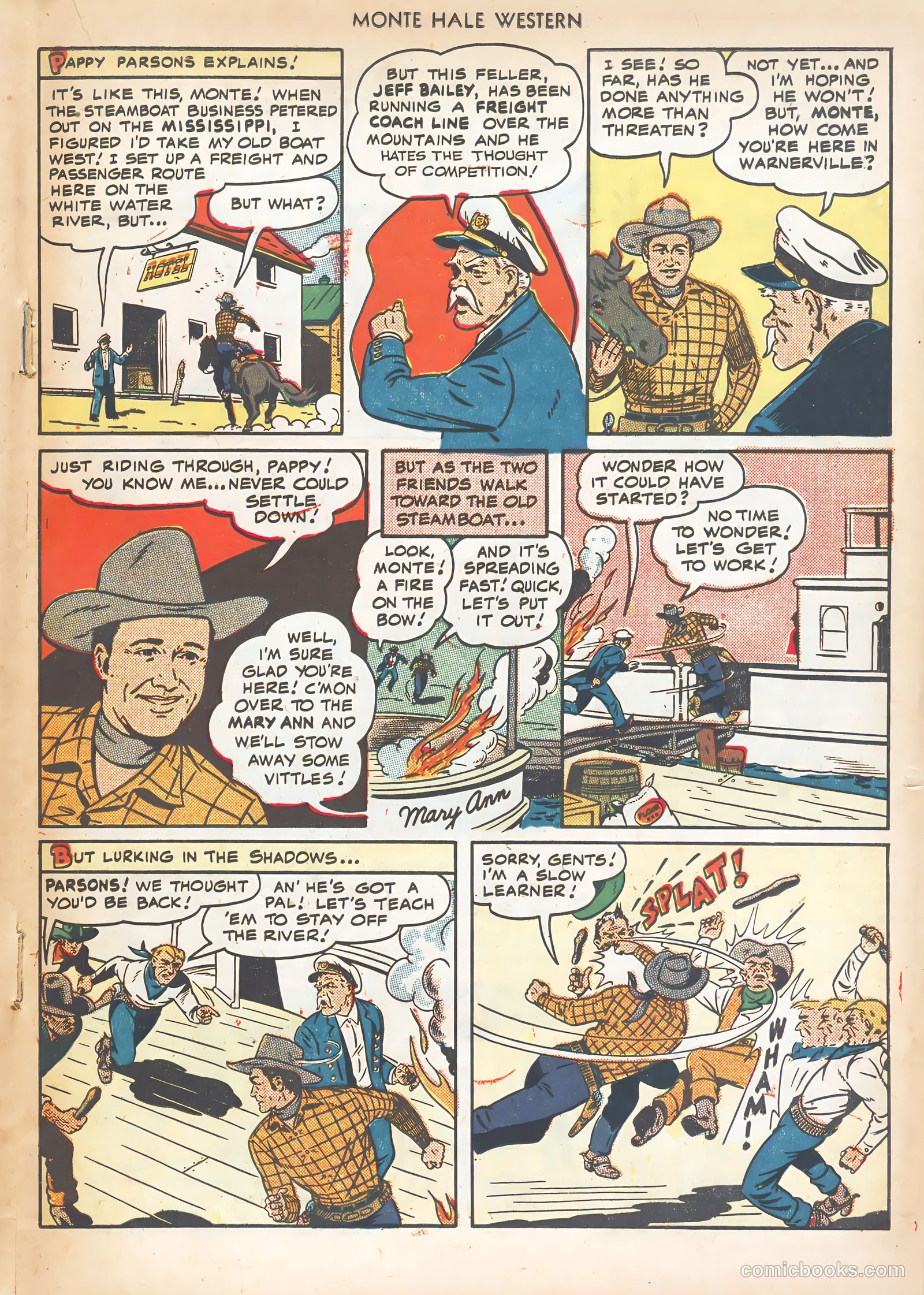 Monte Hale Western #41 (1949) — page 19 of 36