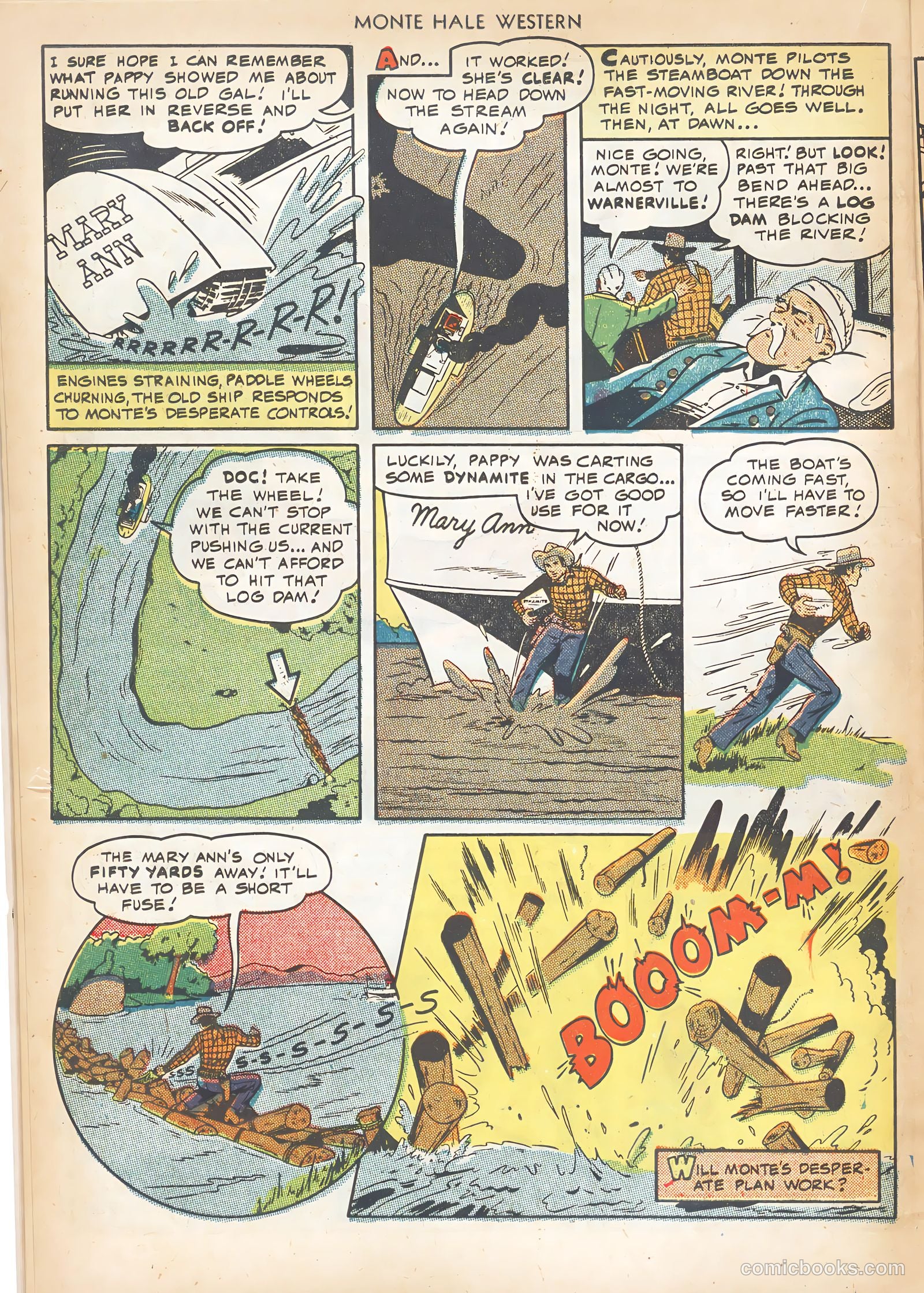 Monte Hale Western #41 (1949) — page 22 of 36