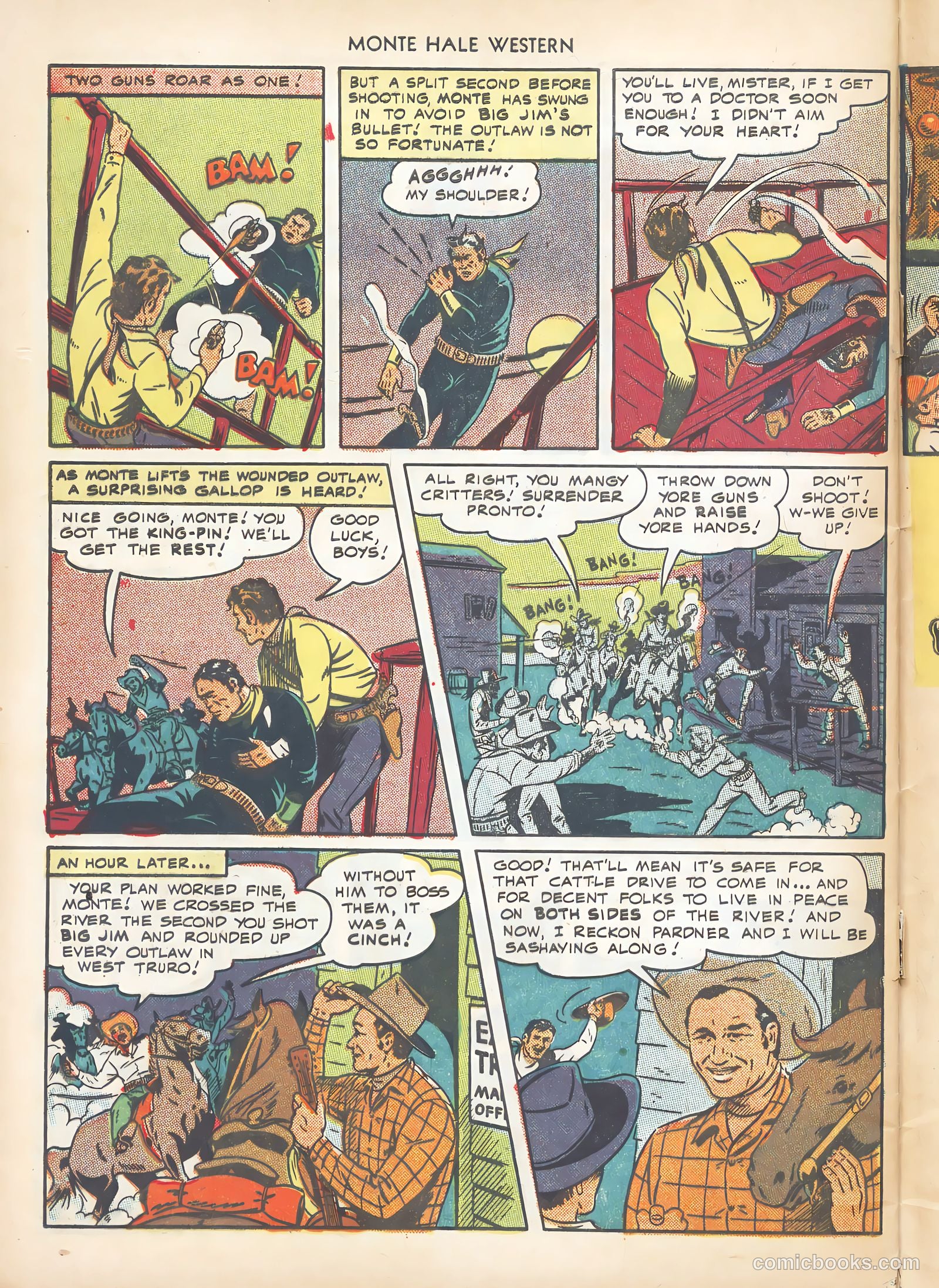 Monte Hale Western #41 (1949) — page 32 of 36