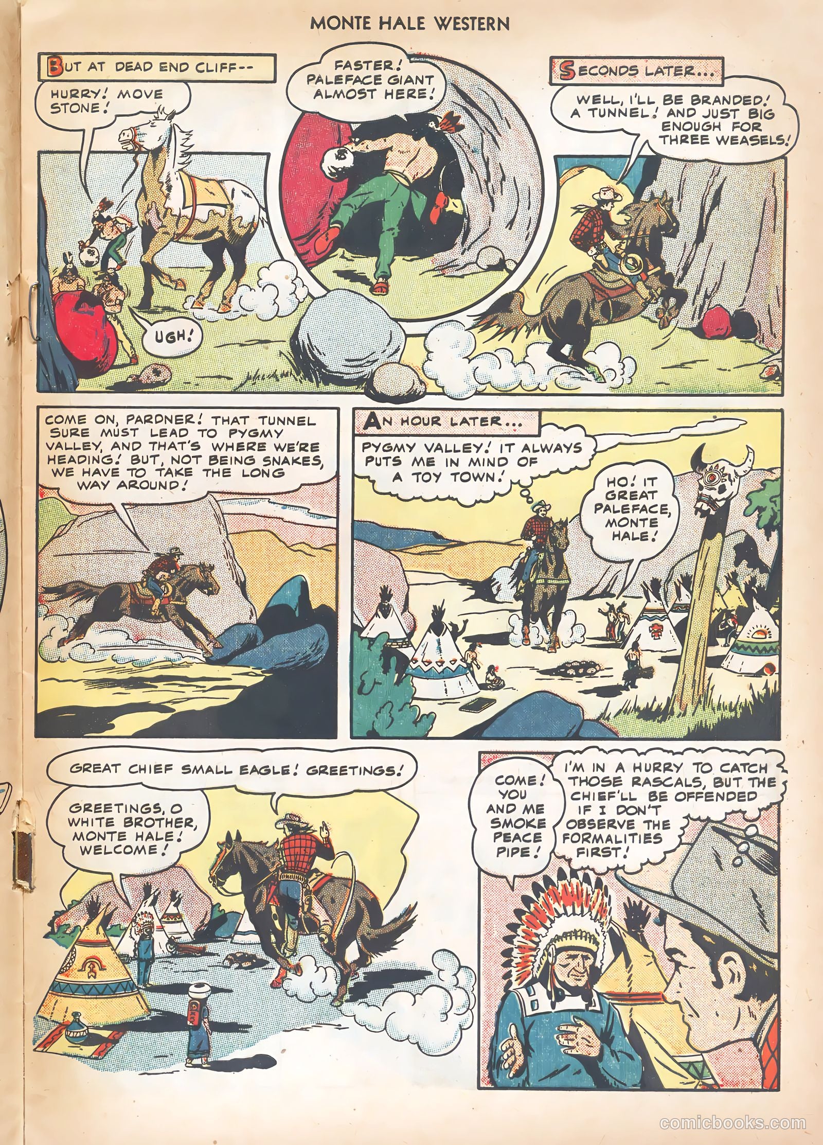Monte Hale Western #42 (1949) — page 21 of 52