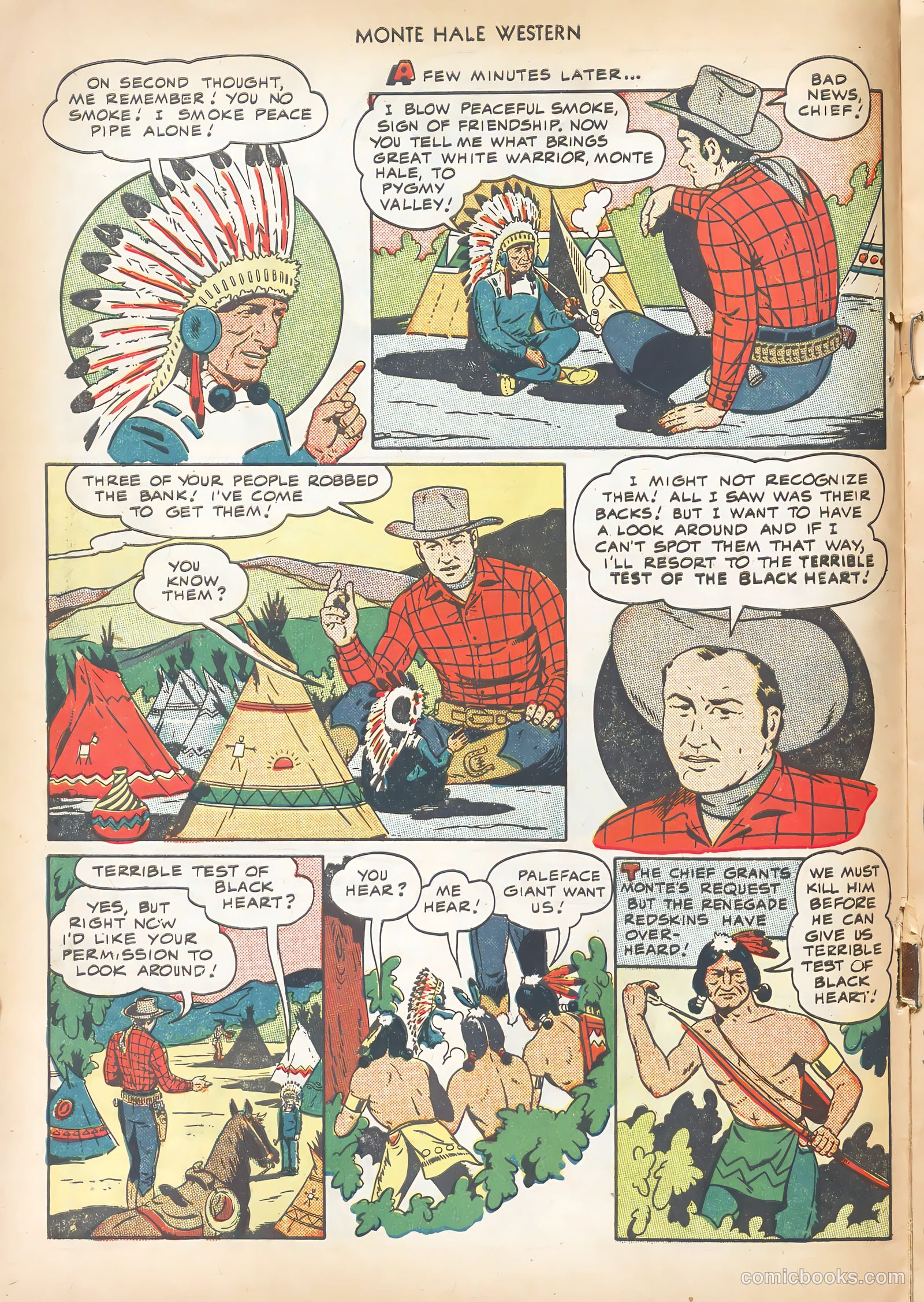 Monte Hale Western #42 (1949) — page 22 of 52