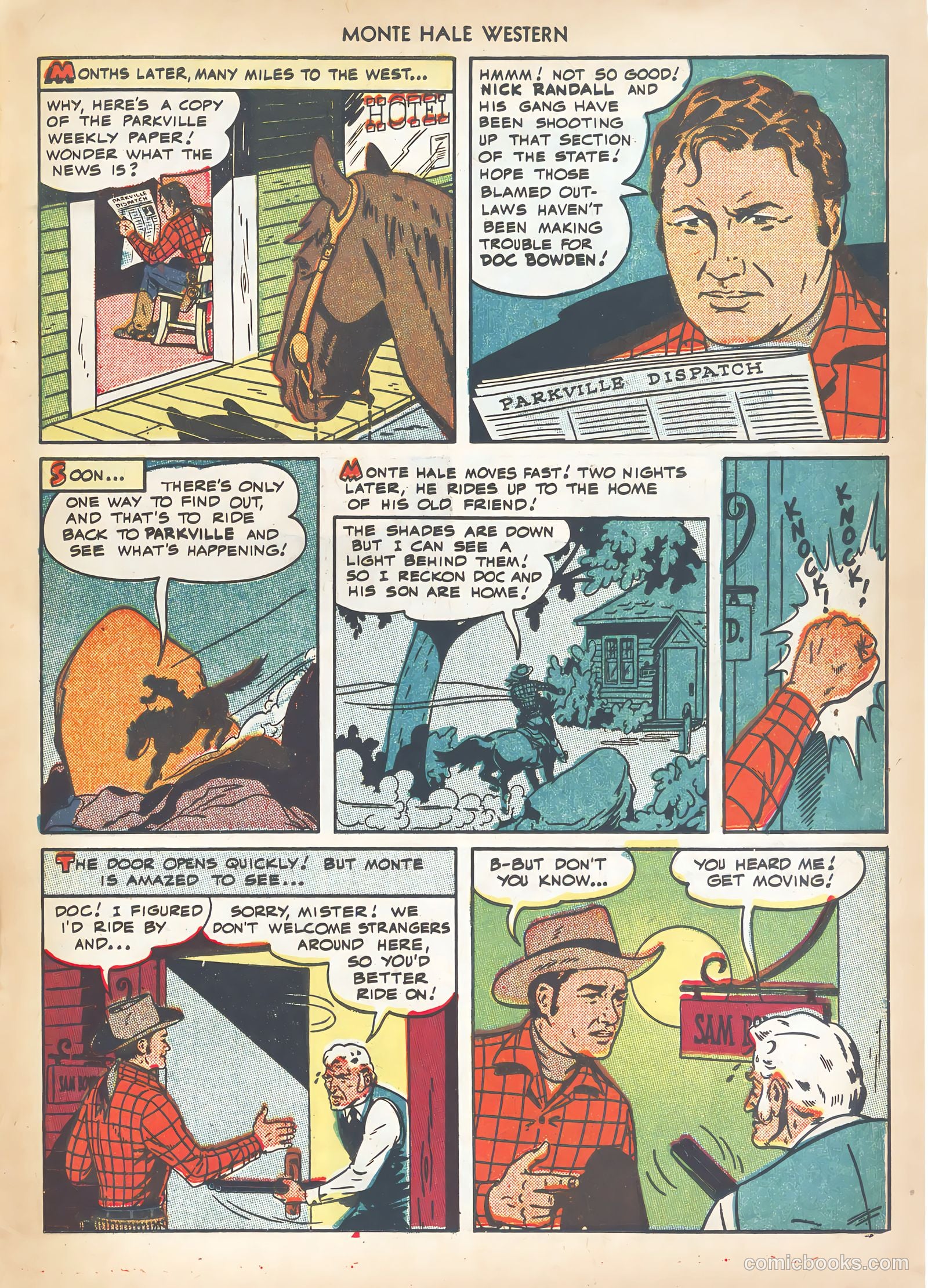 Monte Hale Western #42 (1949) — page 27 of 52