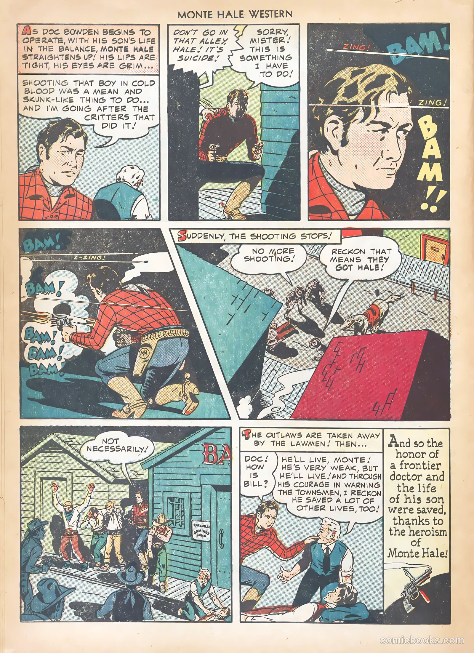 Monte Hale Western #42 (1949) — page 32 of 52