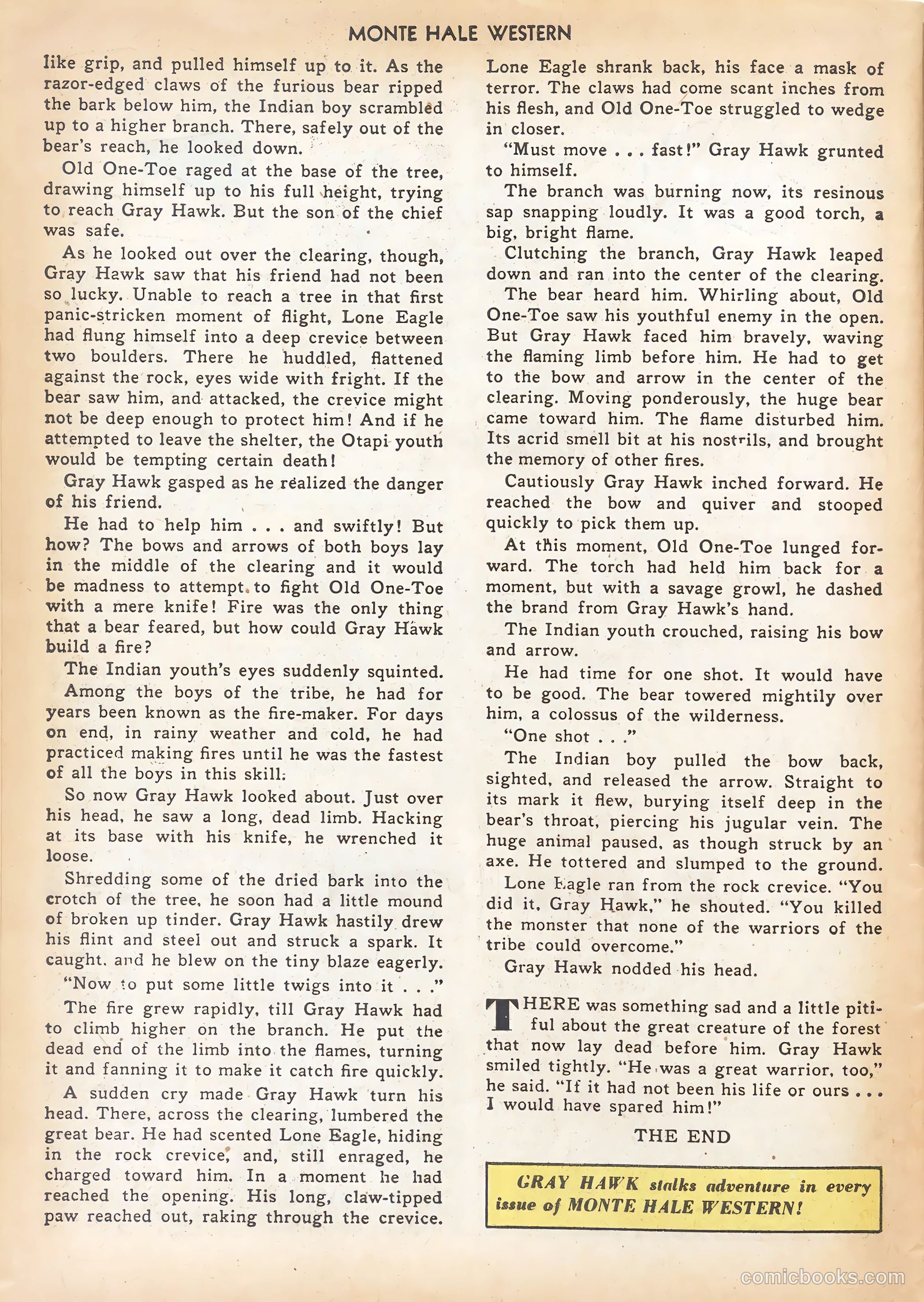 Monte Hale Western #42 (1949) — page 34 of 52