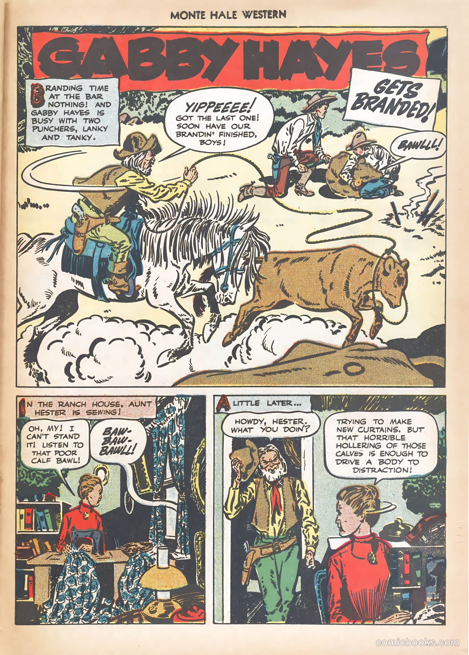 Monte Hale Western #42 (1949) — page 35 of 52
