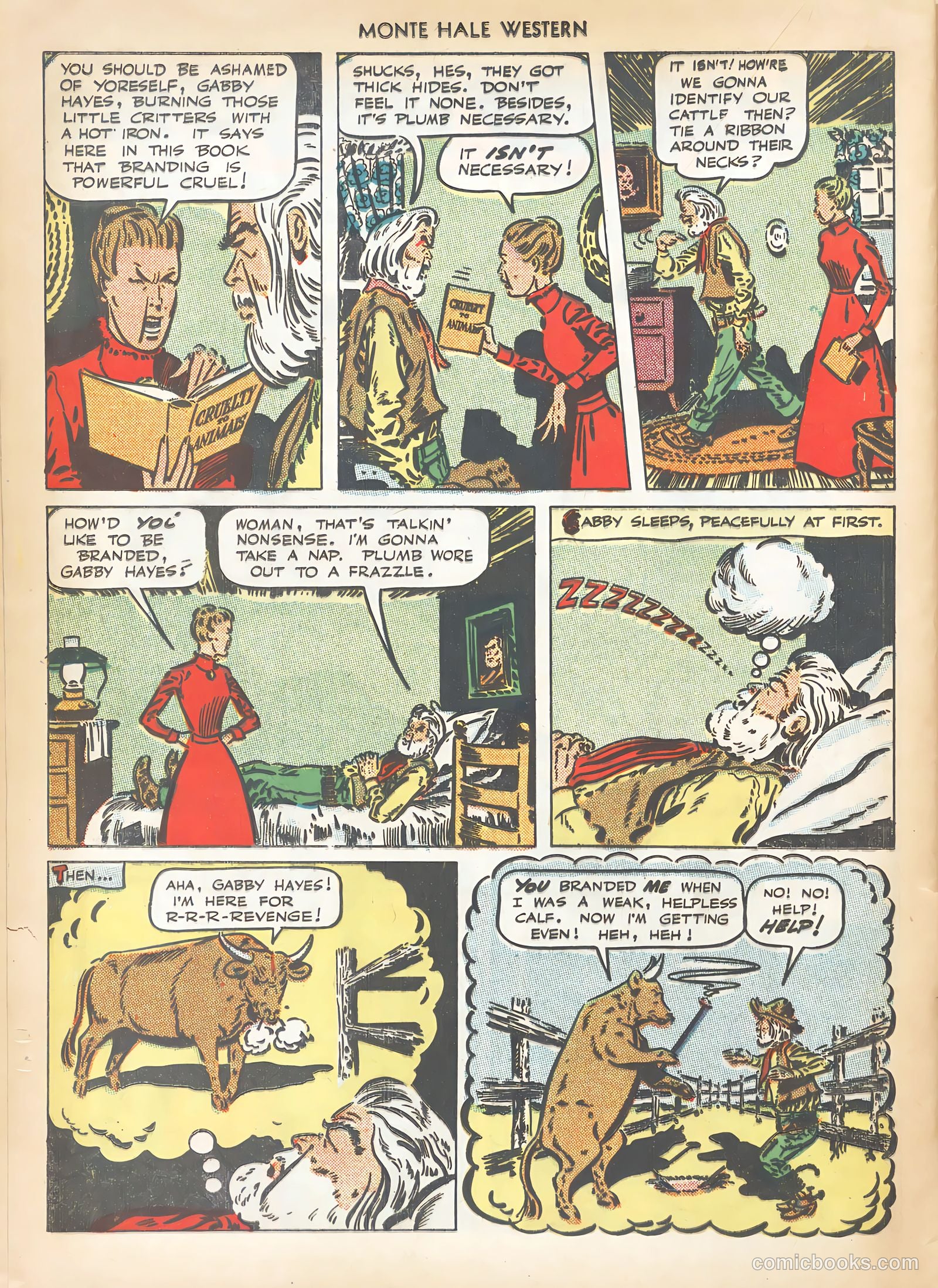 Monte Hale Western #42 (1949) — page 36 of 52