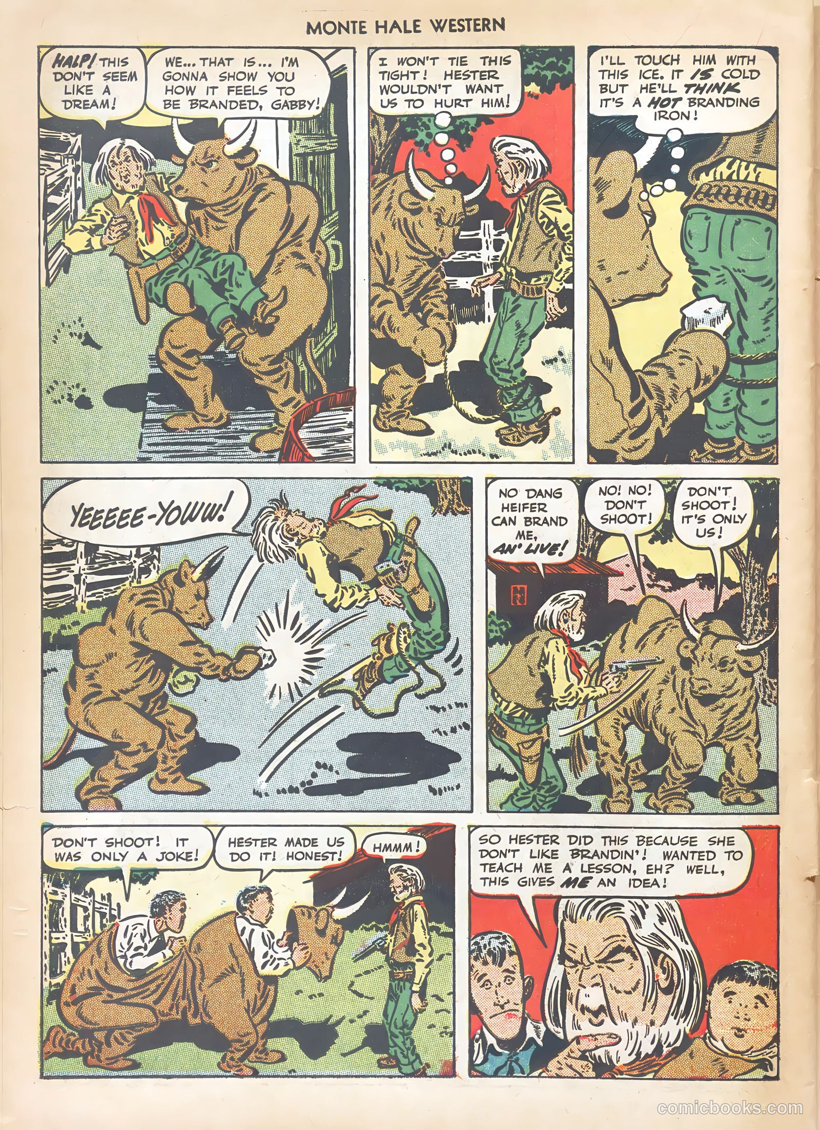 Monte Hale Western #42 (1949) — page 38 of 52