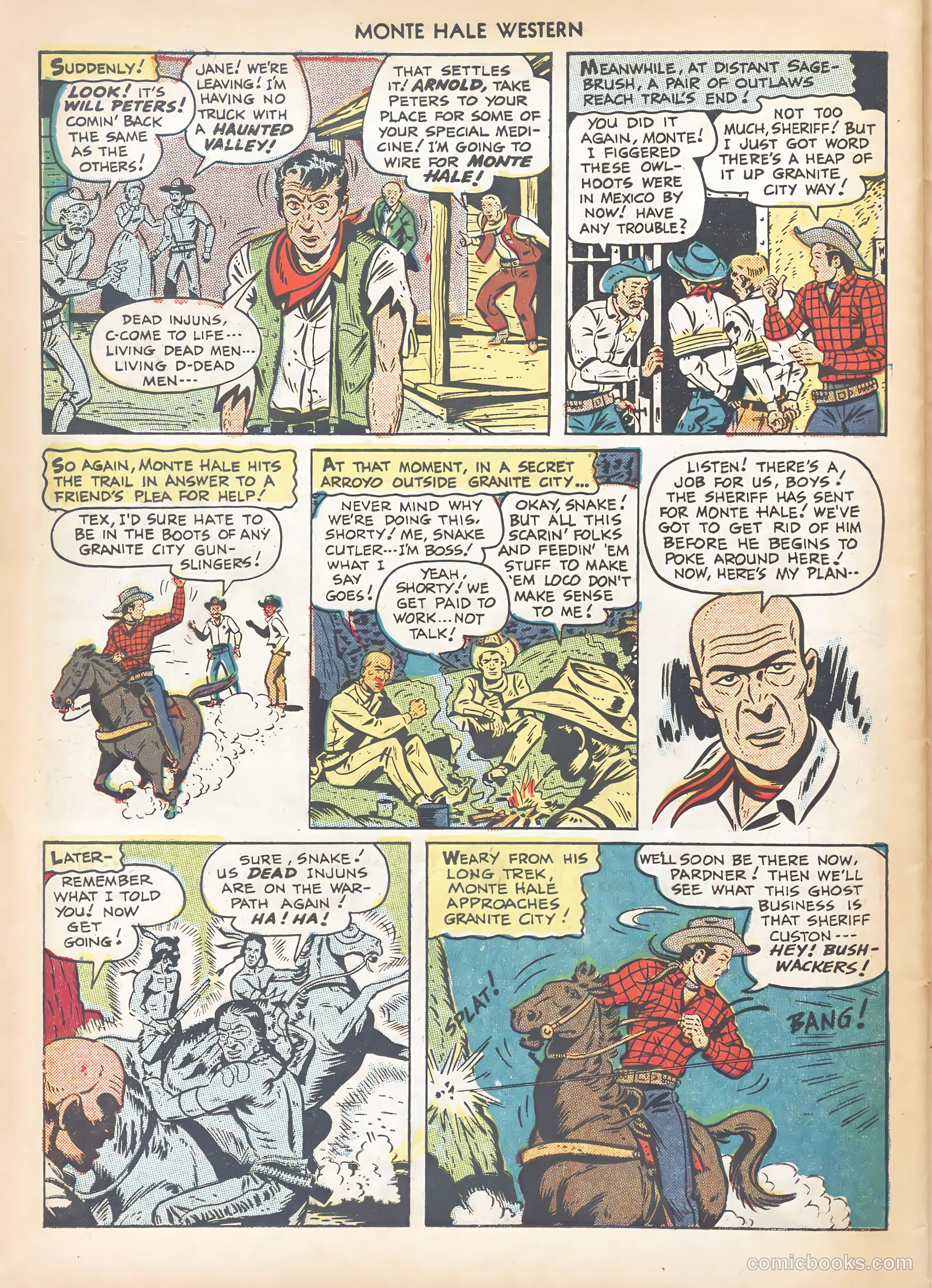 Monte Hale Western #42 (1949) — page 42 of 52