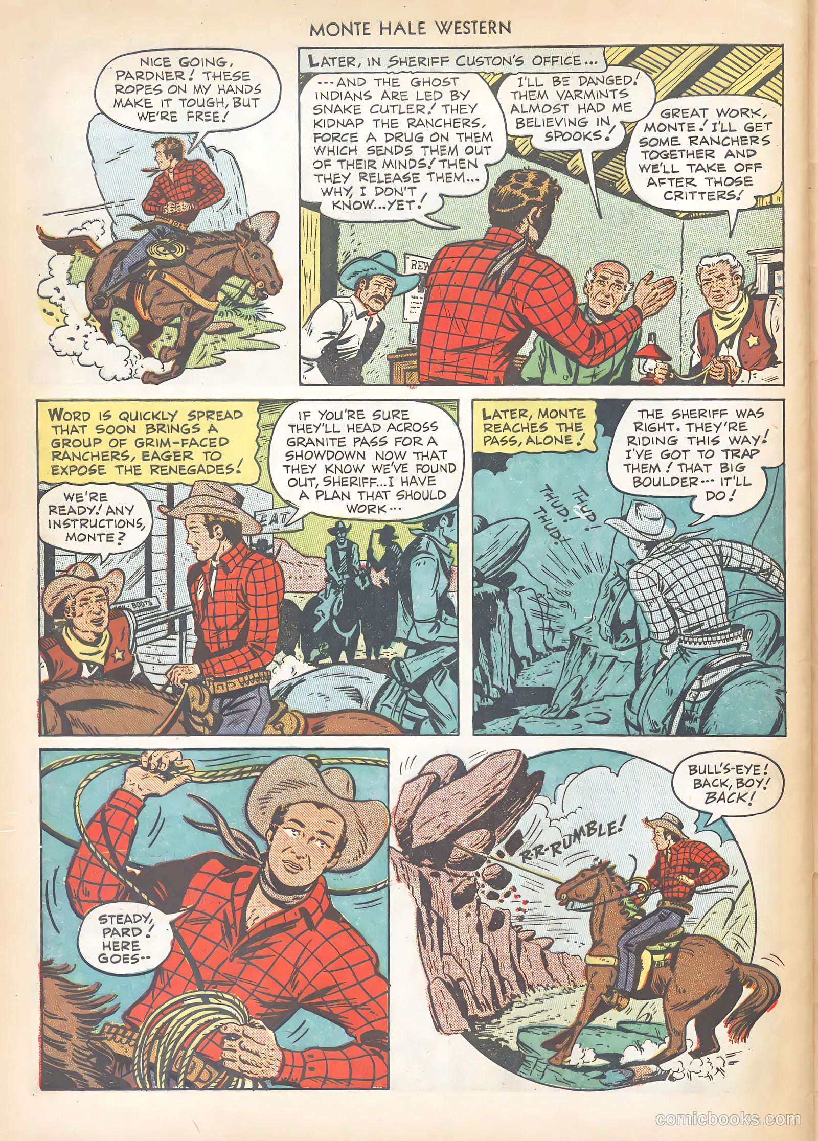 Monte Hale Western #42 (1949) — page 44 of 52