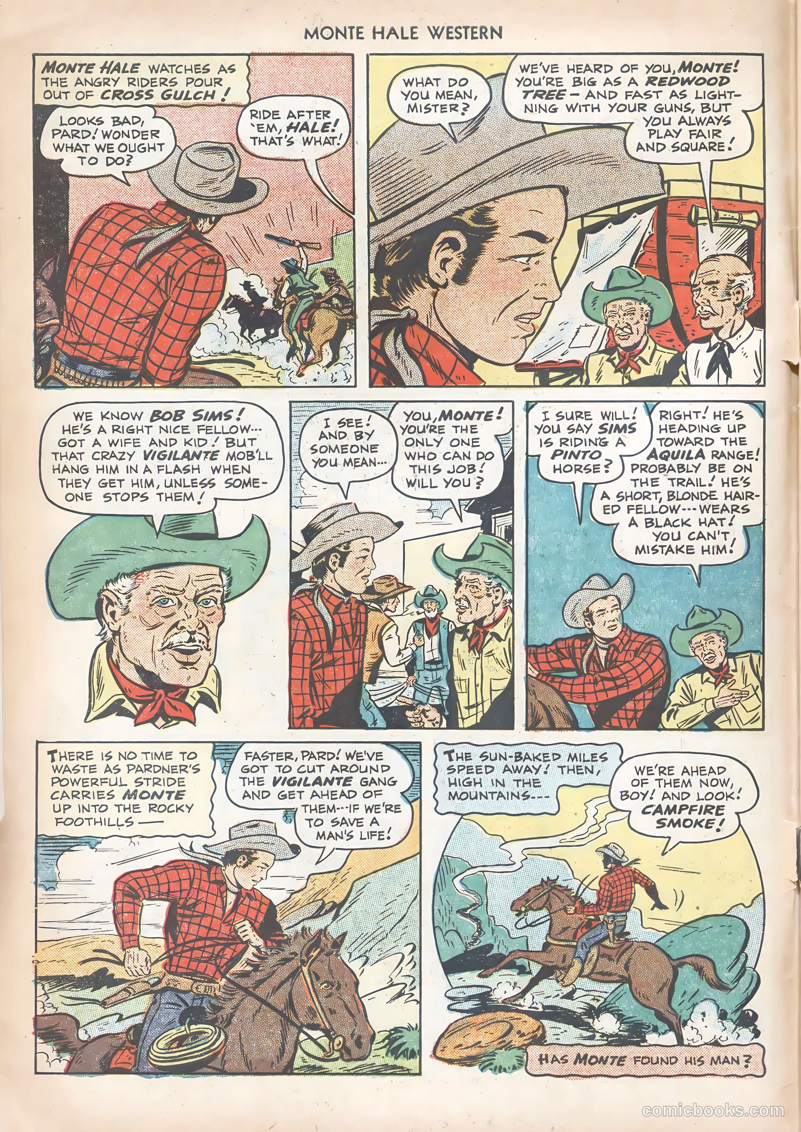 Monte Hale Western #43 (1949) — page 6 of 52