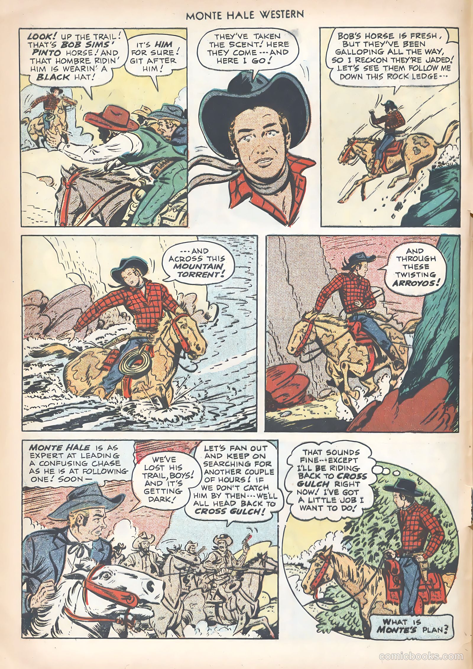 Monte Hale Western #43 (1949) — page 8 of 52