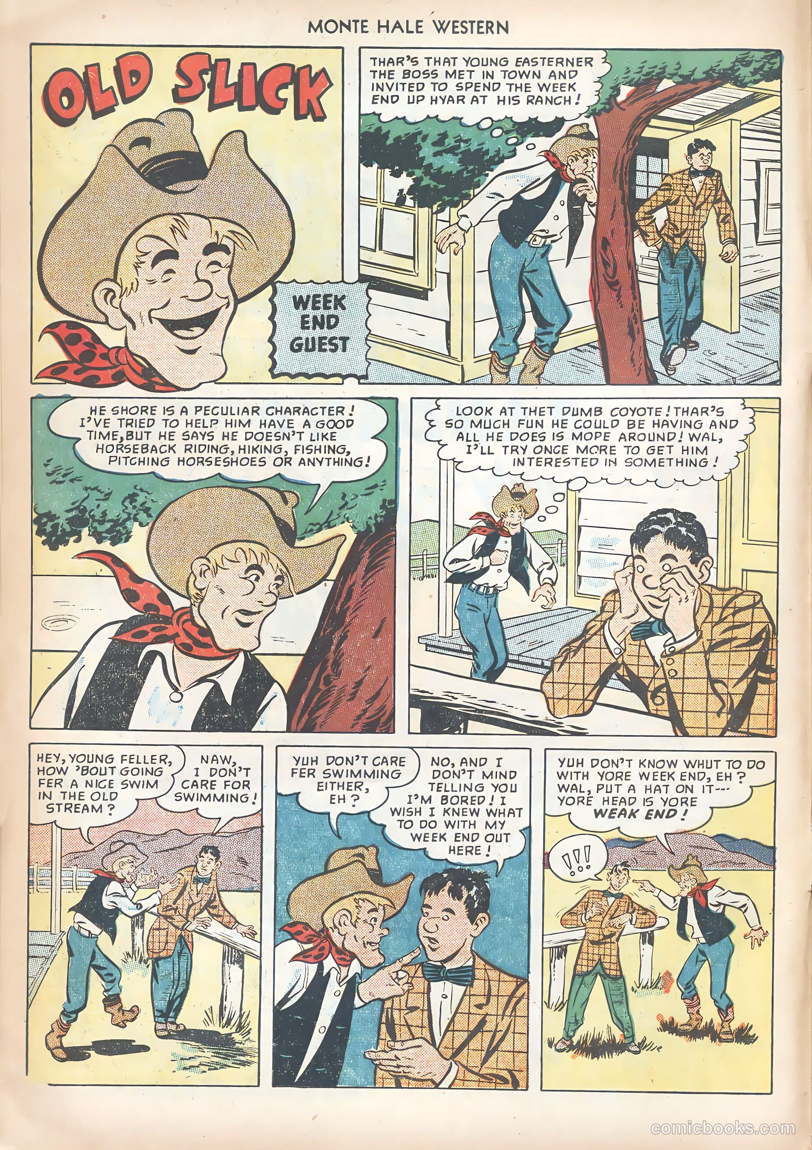 Monte Hale Western #43 (1949) — page 14 of 52