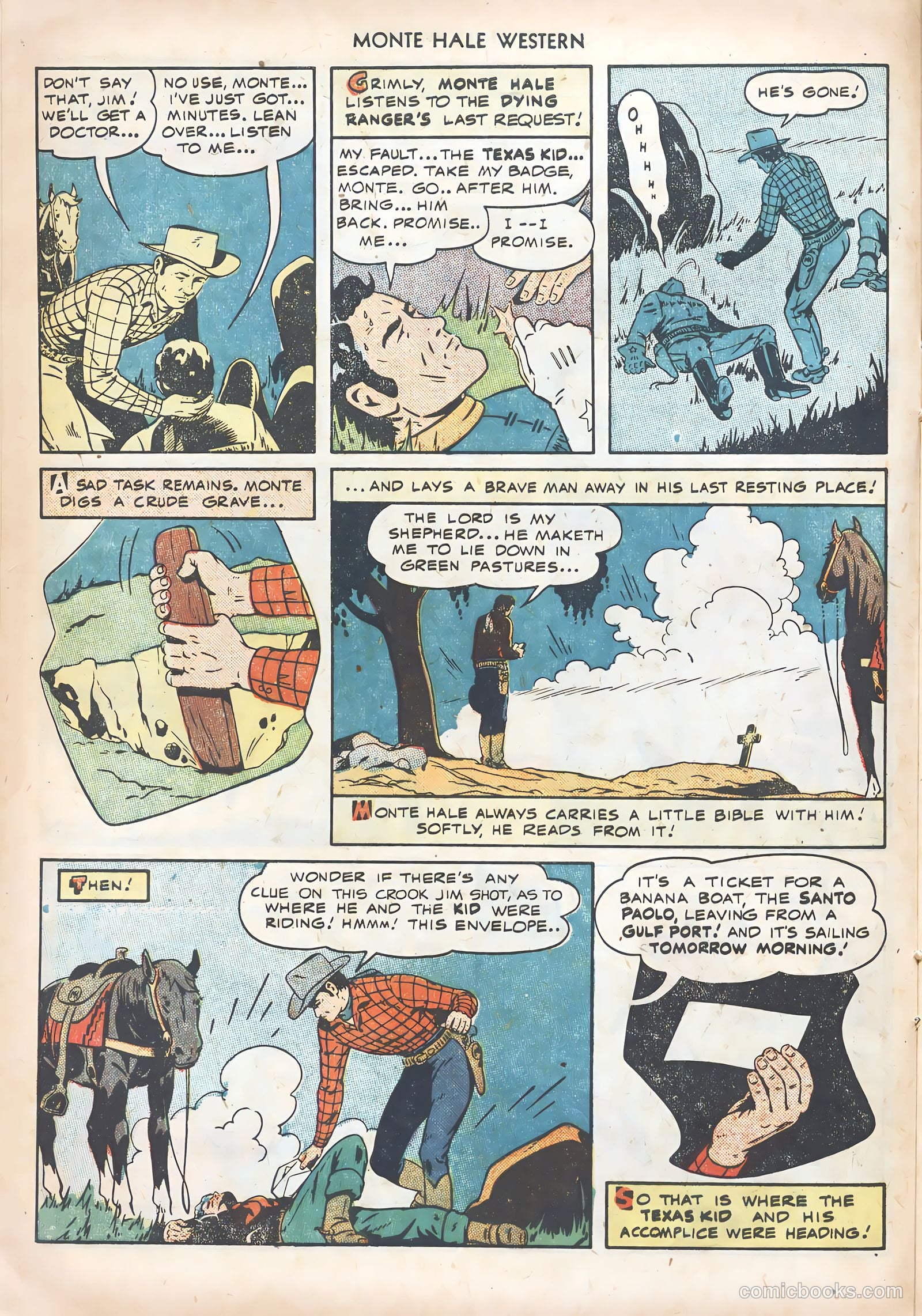 Monte Hale Western #43 (1949) — page 20 of 52