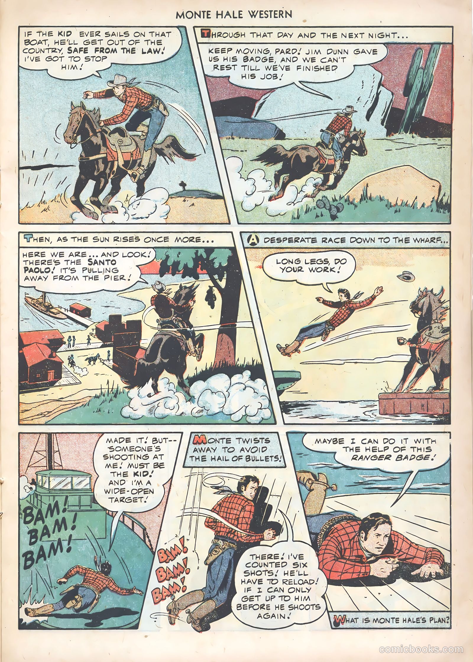 Monte Hale Western #43 (1949) — page 21 of 52