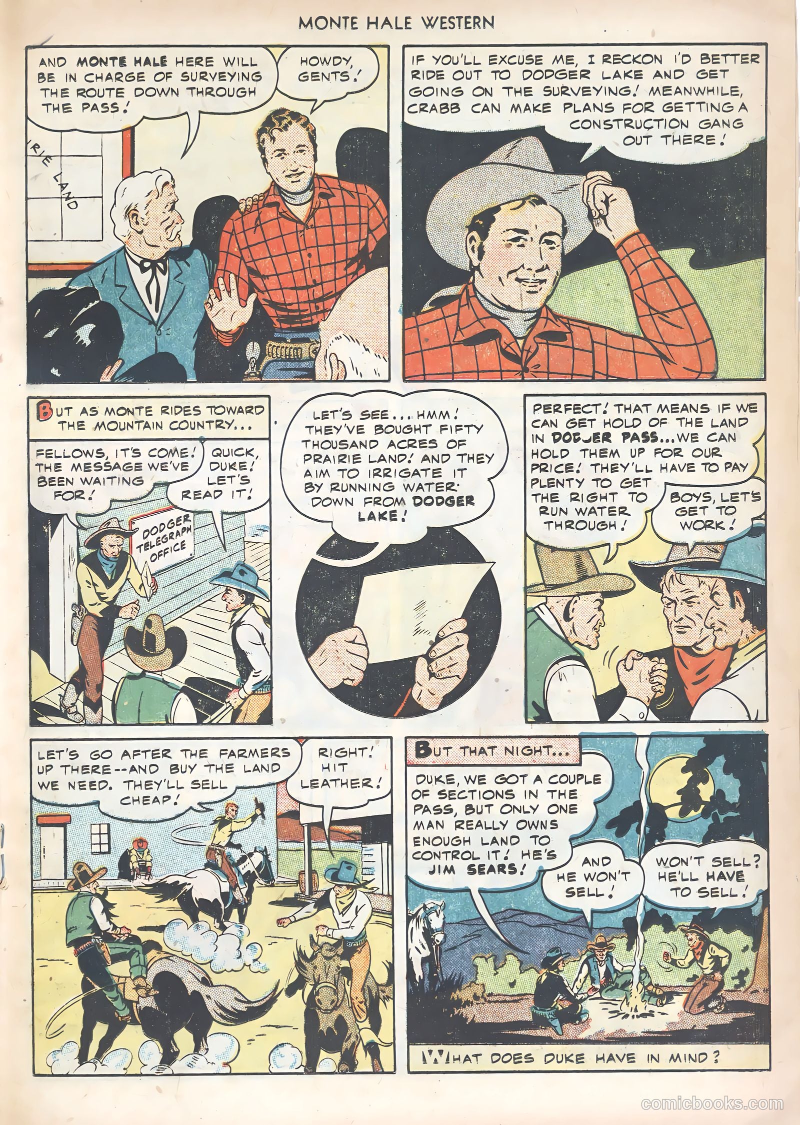 Monte Hale Western #43 (1949) — page 27 of 52