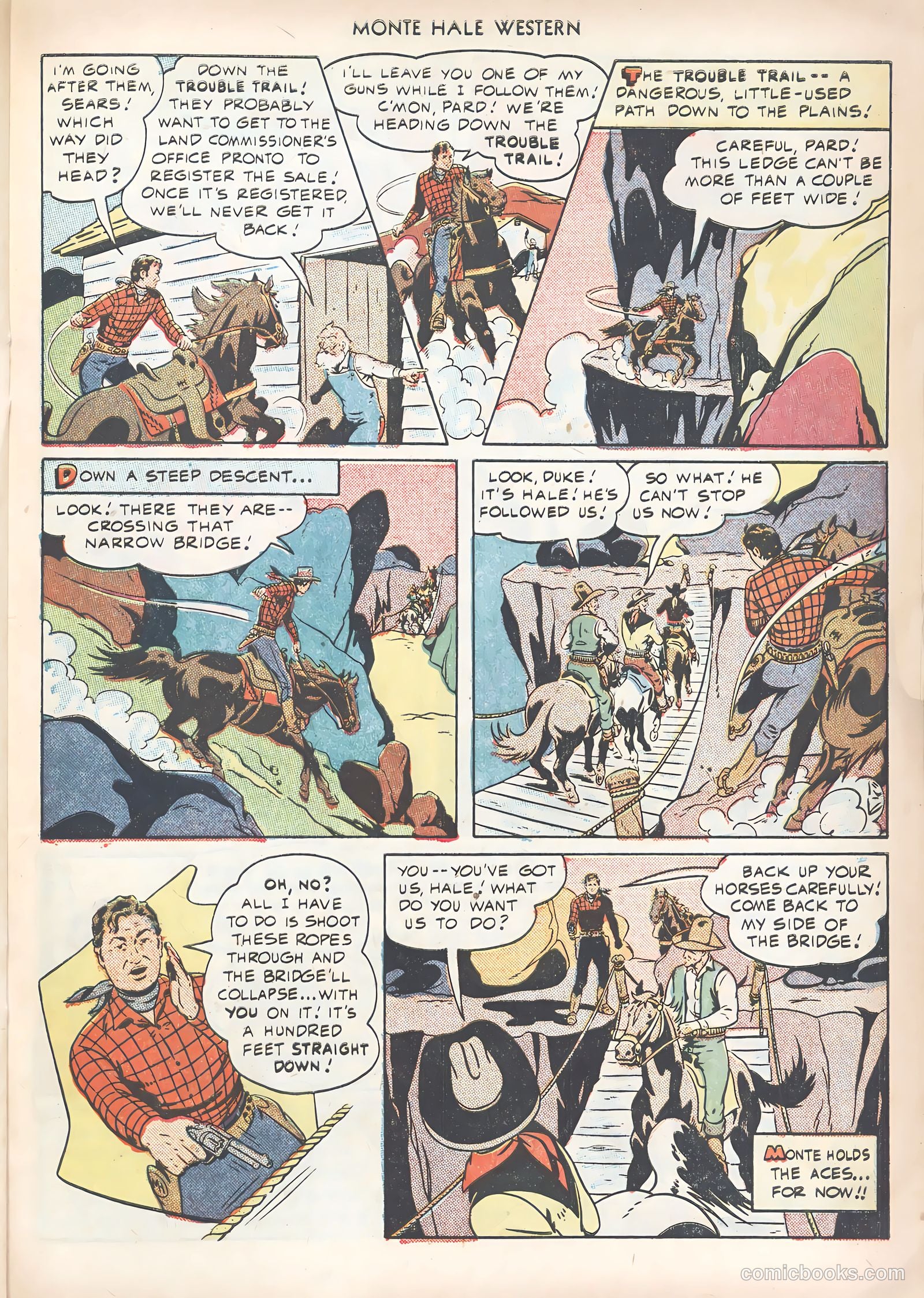 Monte Hale Western #43 (1949) — page 31 of 52