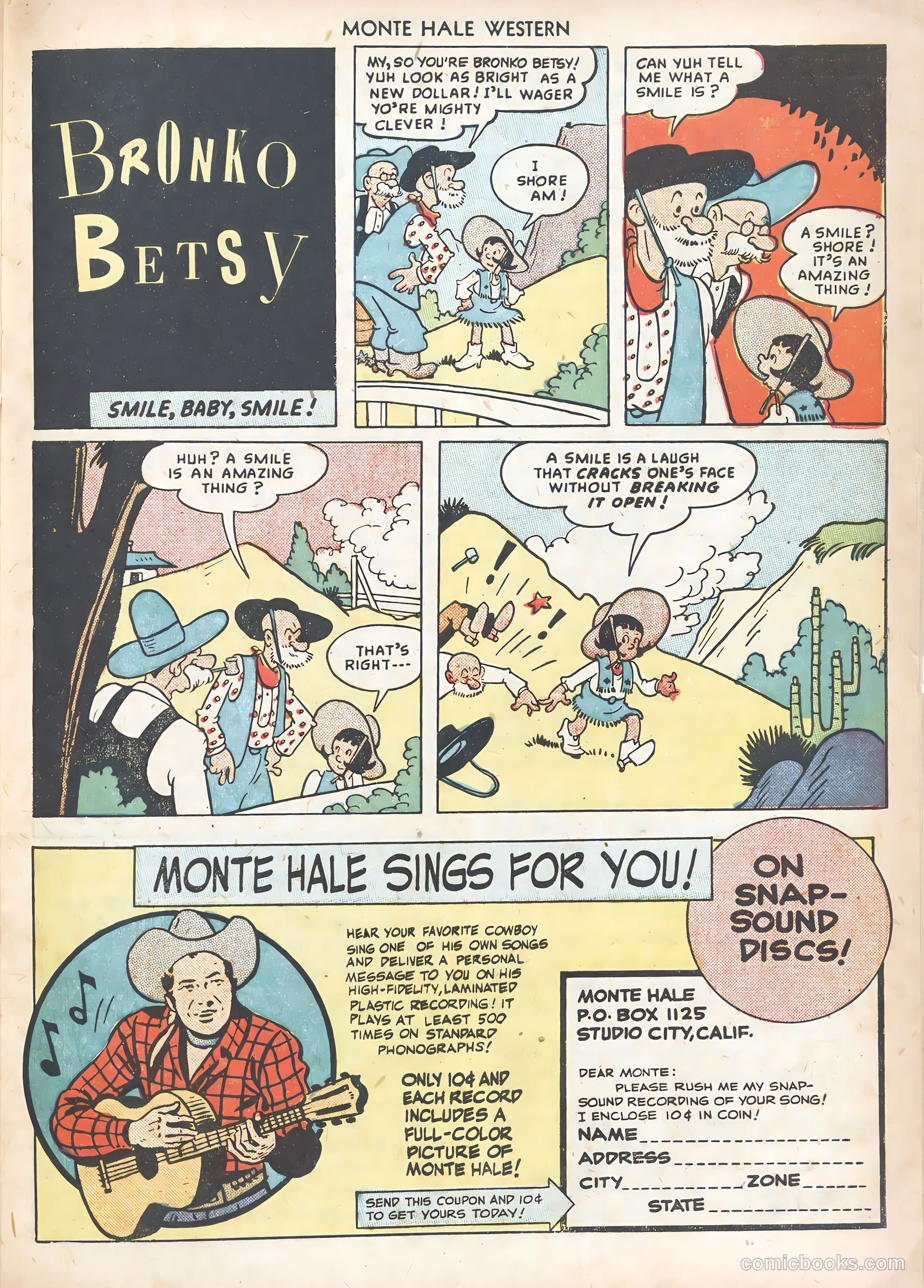 Monte Hale Western #43 (1949) — page 33 of 52