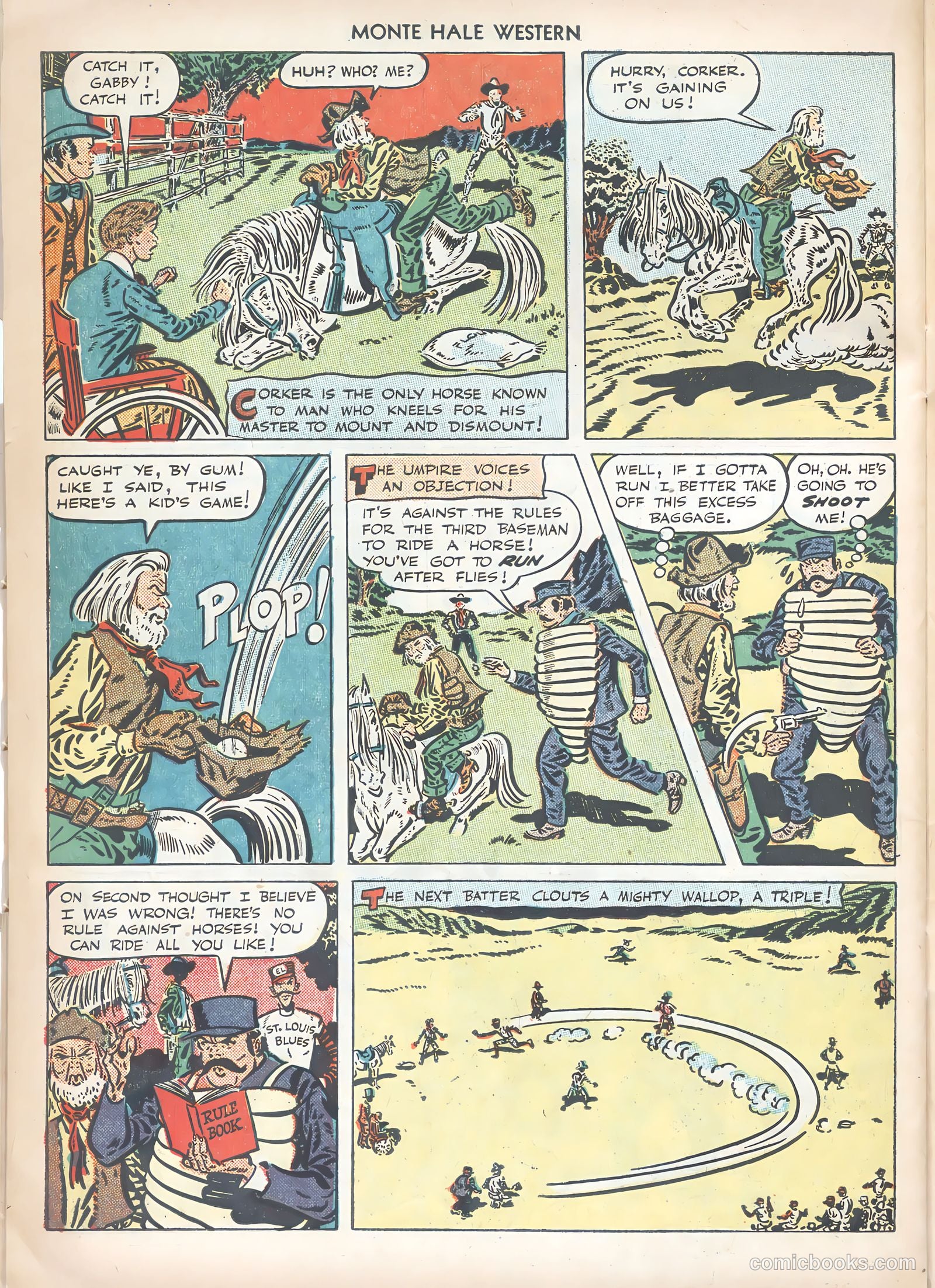 Monte Hale Western #43 (1949) — page 38 of 52