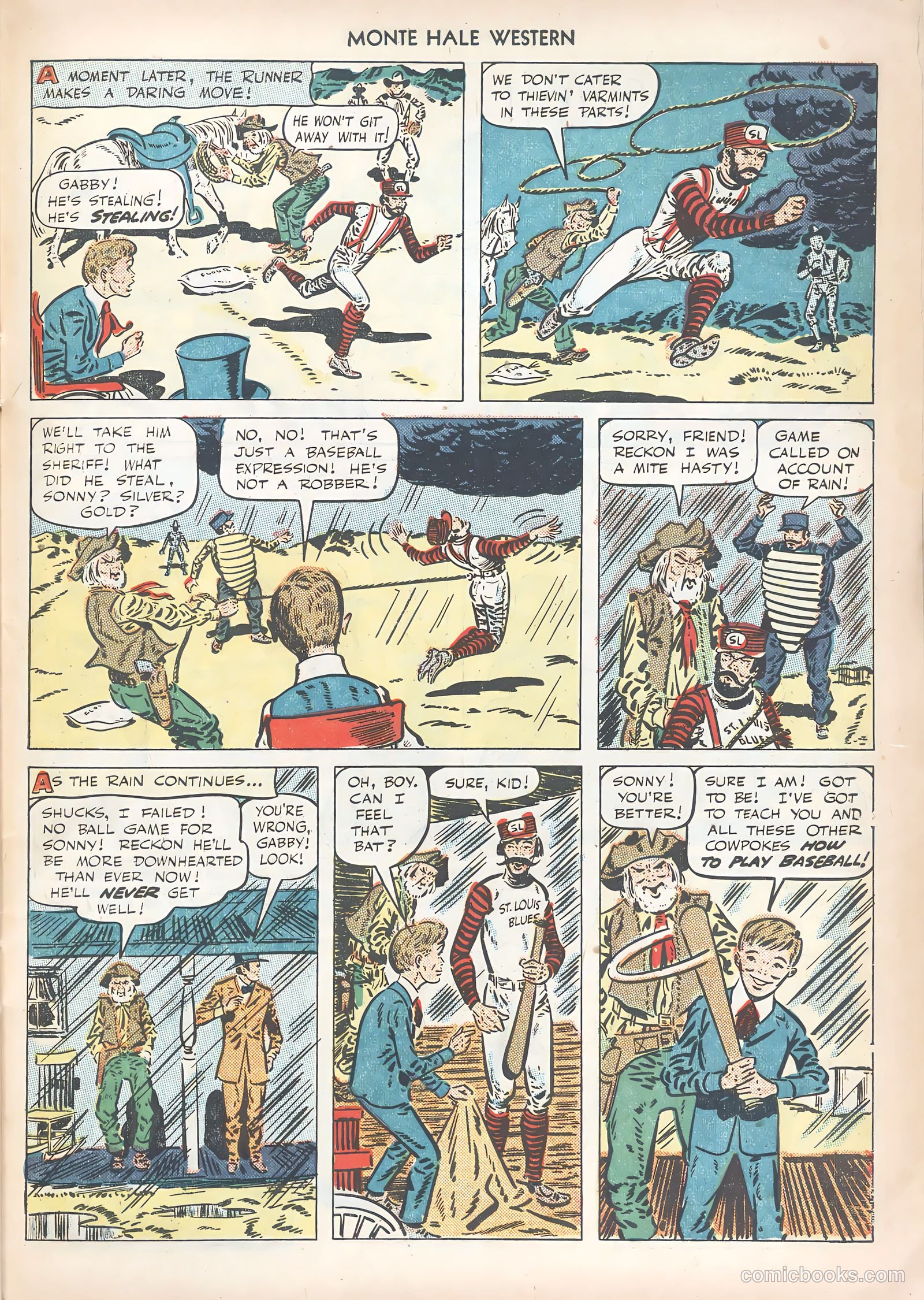 Monte Hale Western #43 (1949) — page 39 of 52
