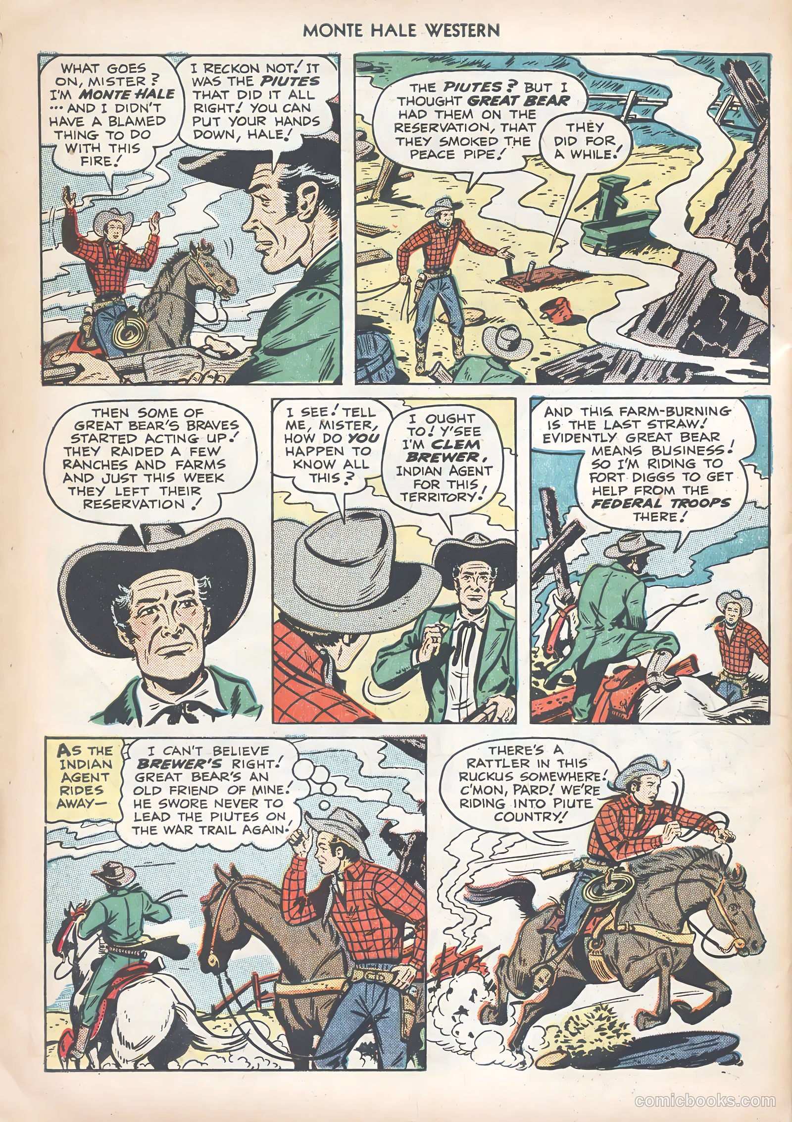 Monte Hale Western #43 (1949) — page 42 of 52