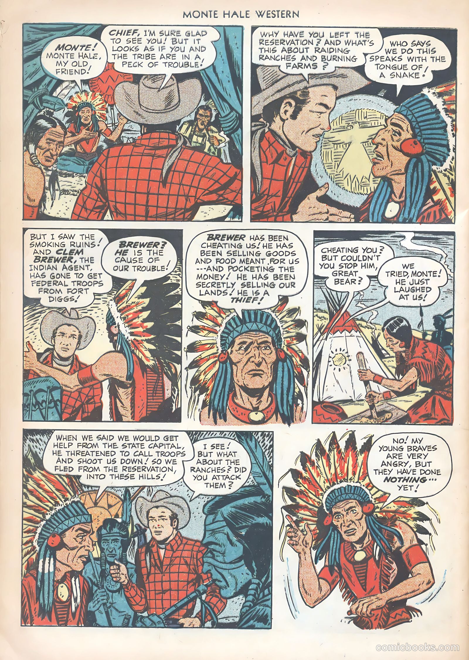 Monte Hale Western #43 (1949) — page 44 of 52