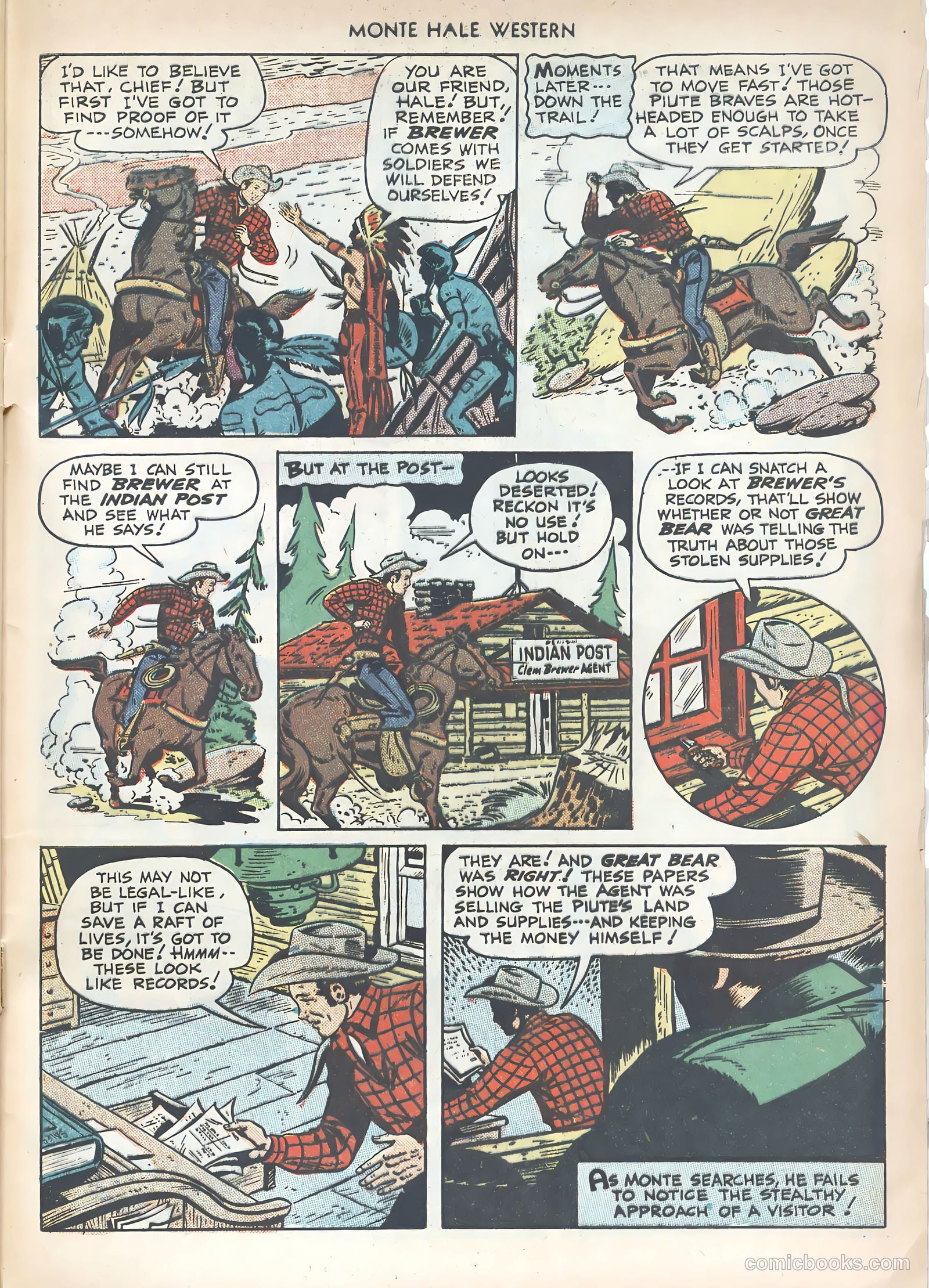 Monte Hale Western #43 (1949) — page 45 of 52