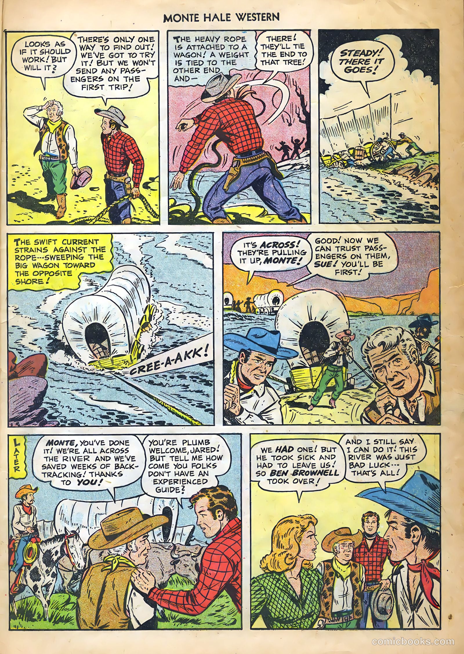 Monte Hale Western #44 (1950) — page 8 of 53