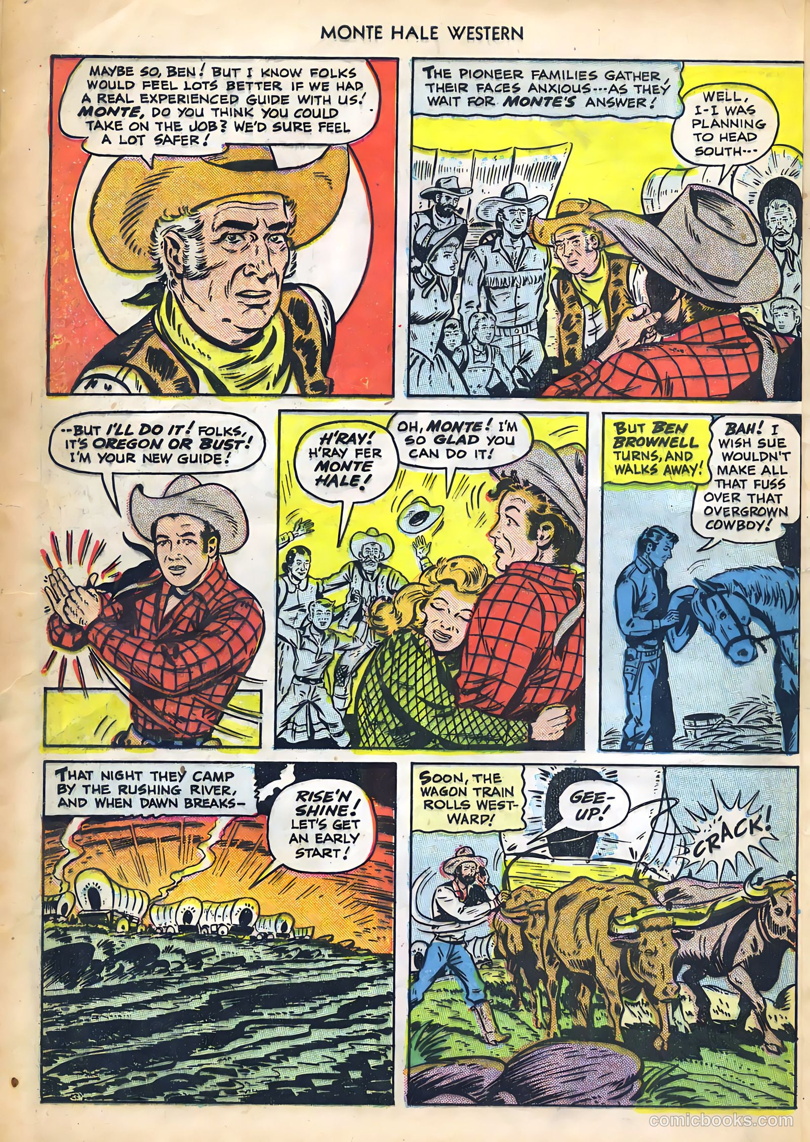 Monte Hale Western #44 (1950) — page 9 of 53