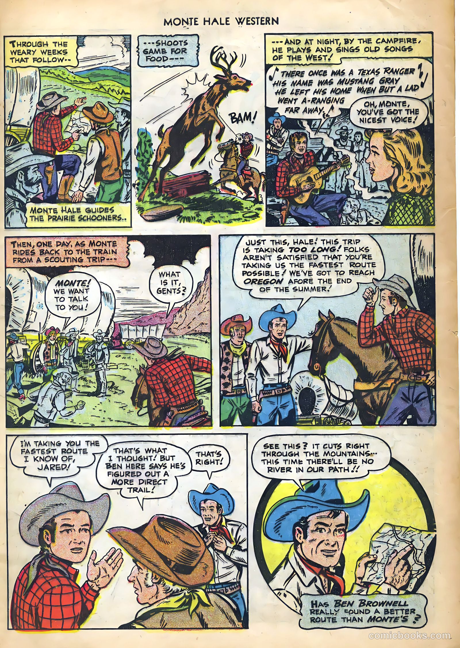 Monte Hale Western #44 (1950) — page 10 of 53
