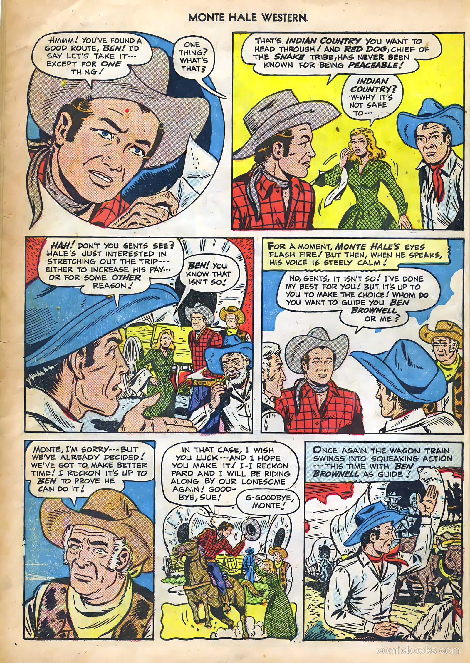 Monte Hale Western #44 (1950) — page 11 of 53