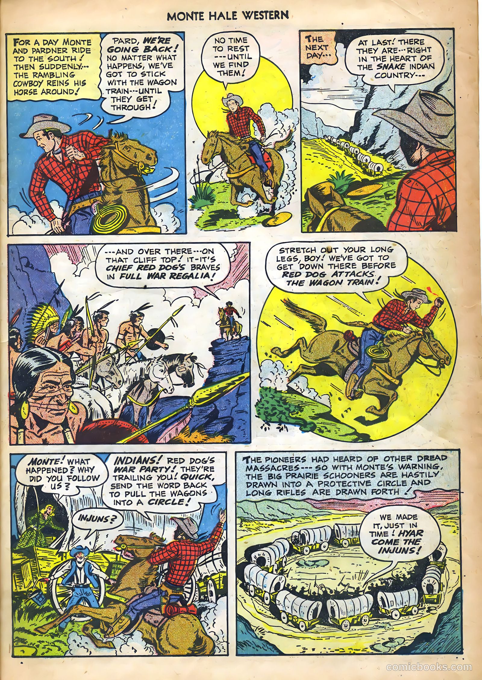 Monte Hale Western #44 (1950) — page 12 of 53