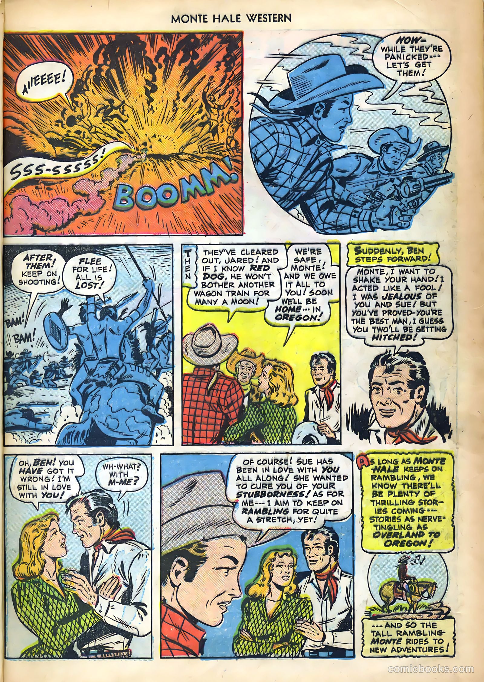 Monte Hale Western #44 (1950) — page 14 of 53