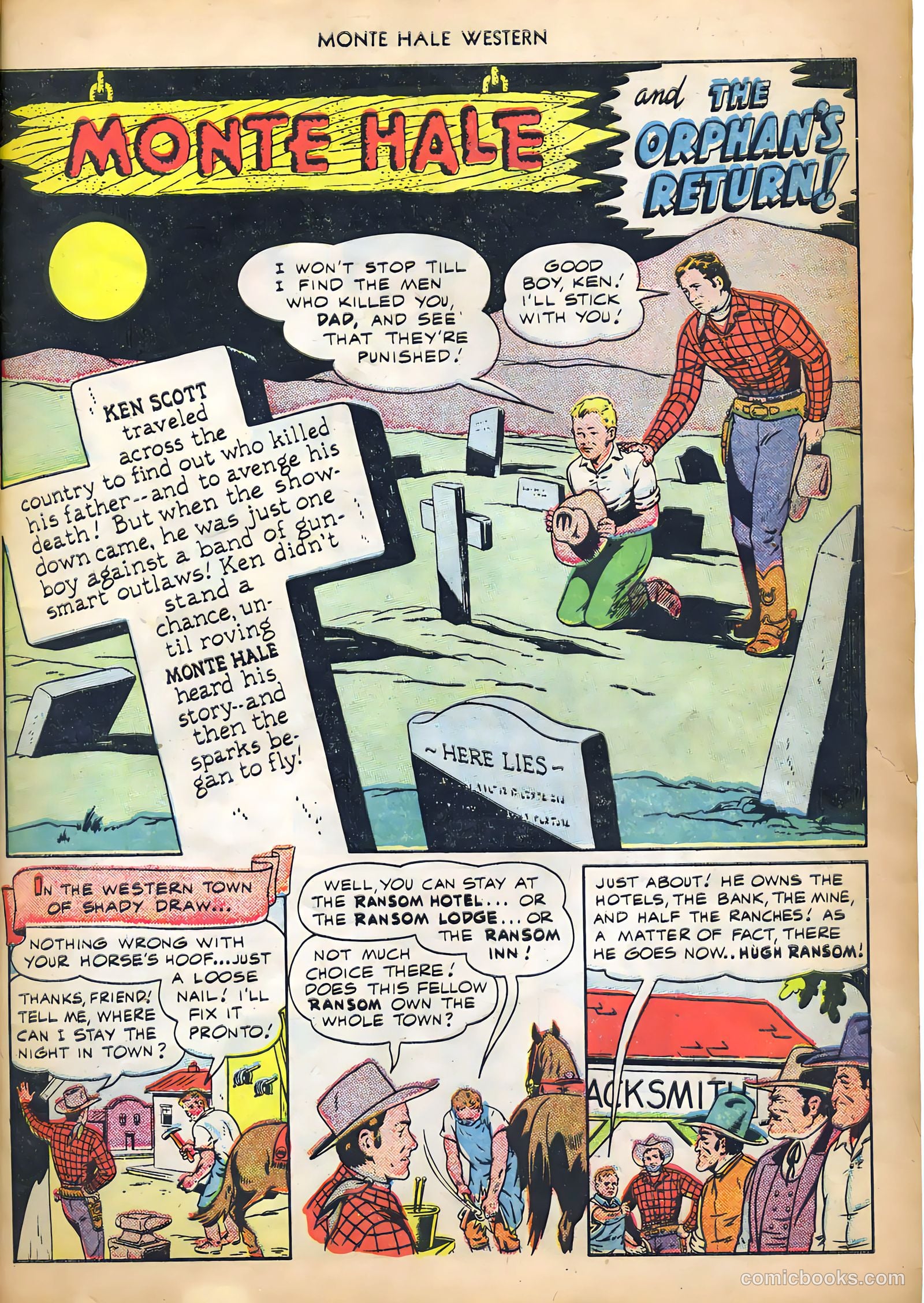 Monte Hale Western #44 (1950) — page 20 of 53
