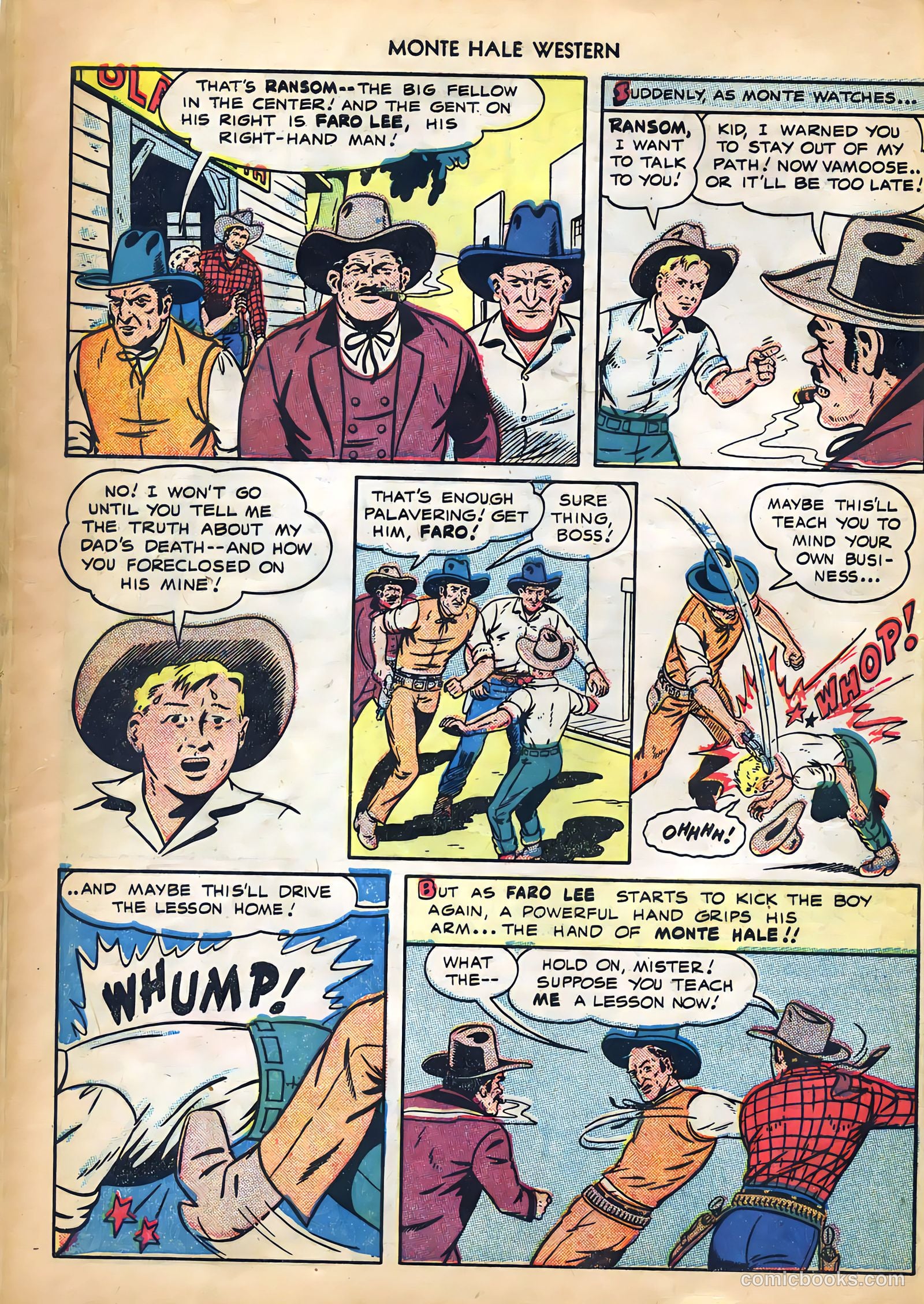 Monte Hale Western #44 (1950) — page 21 of 53